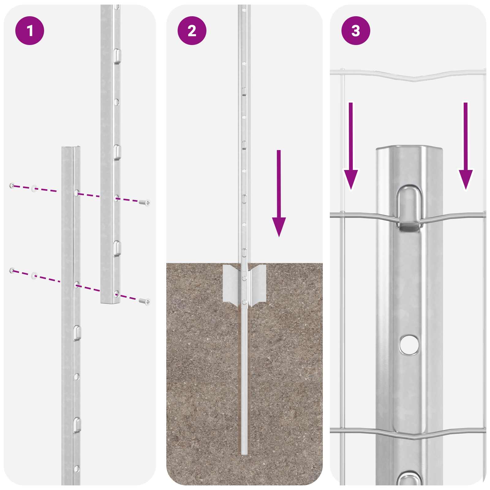 Zavarena žičana ograda 10 x 1,2 m (Š x V) Vruće pocinčani čelik