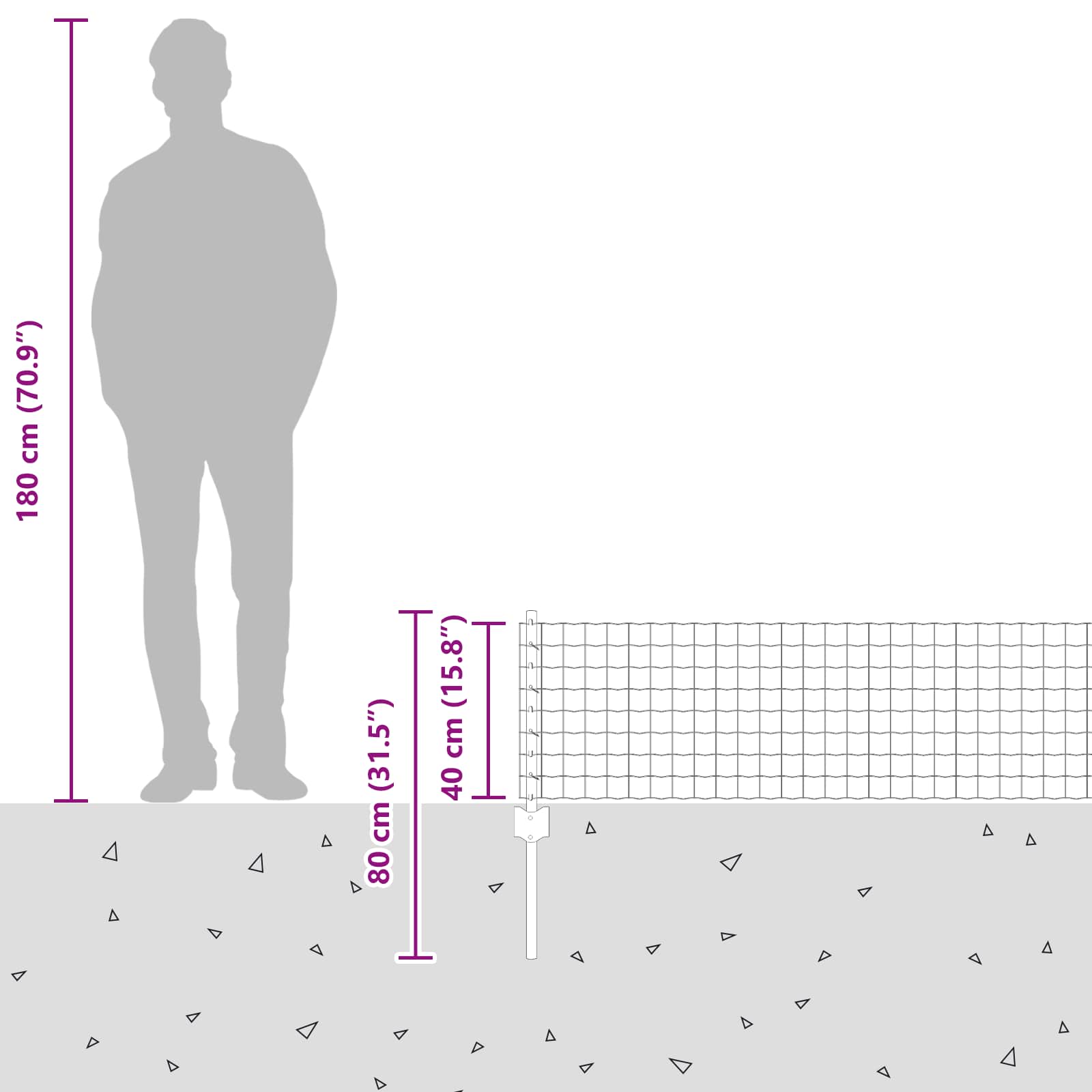 Zavarena žičana ograda 25 x 1 m (Š x V) Vruće pocinčani čelik