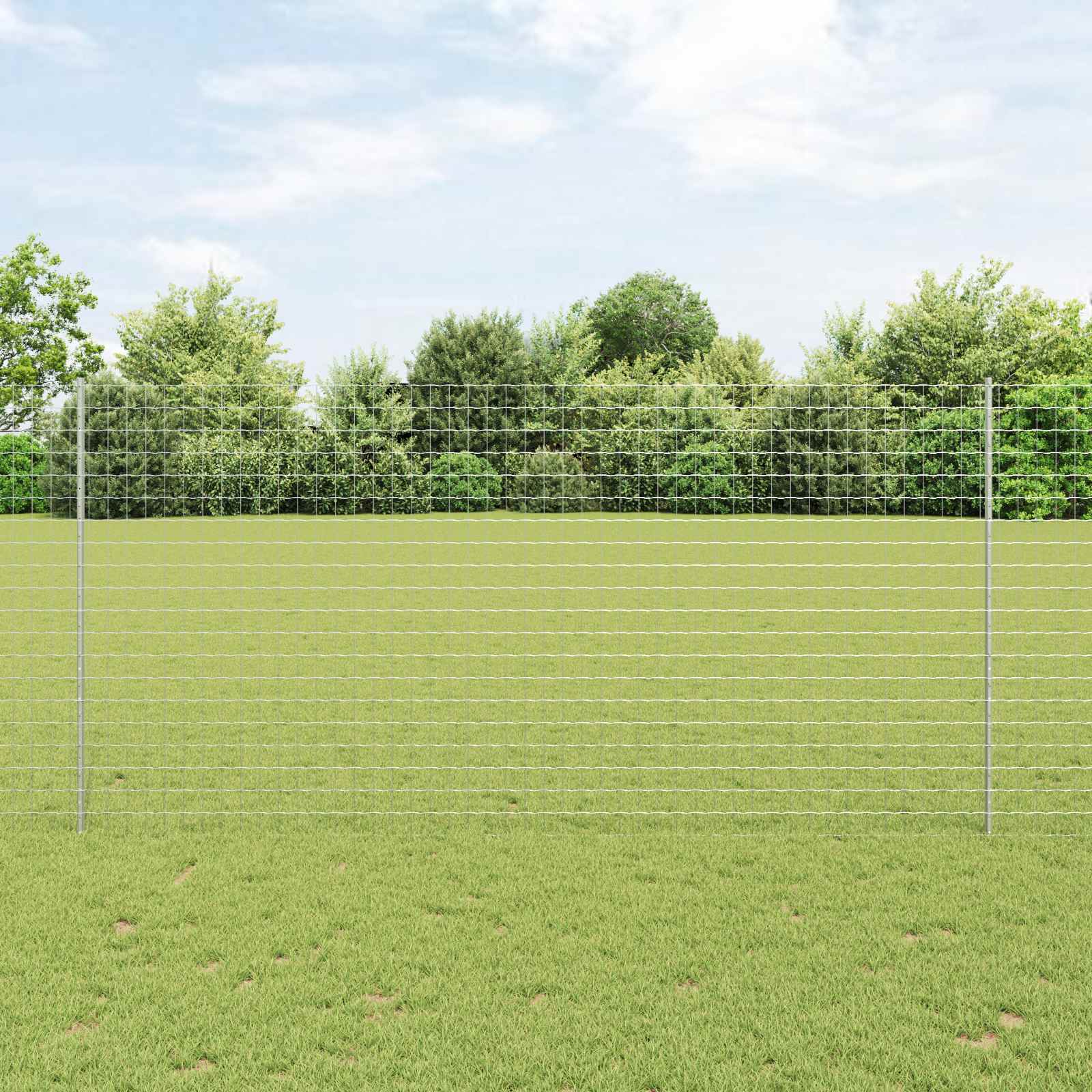 Zavarena žičana ograda 10 x 1,5 m (Š x V) Vruće pocinčani čelik