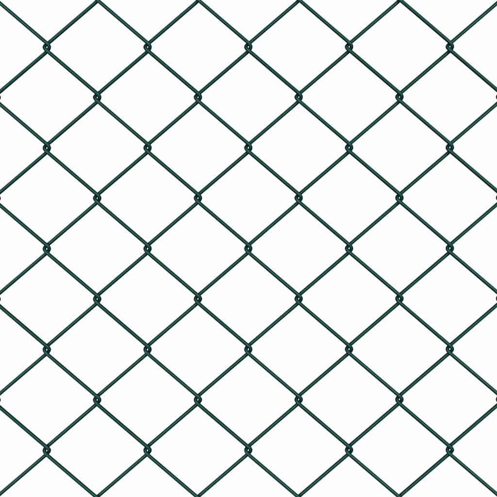 Ograda od lančanih veza s postom 25 x 0,8 m Zelena Mreža
