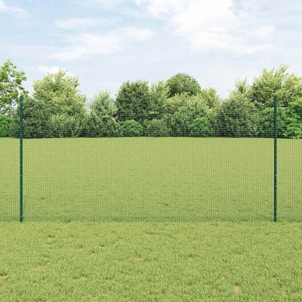 Zavarena žičana ograda s postom 10 x 1,2 m Zelena Mreža