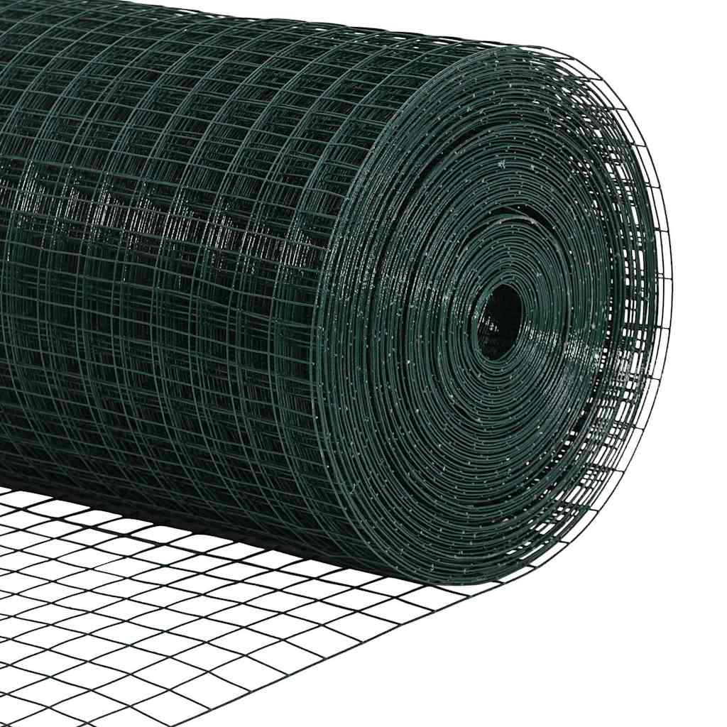 Zavarena žičana ograda s postom 25 x 1 m Vruće pocinčani čelik