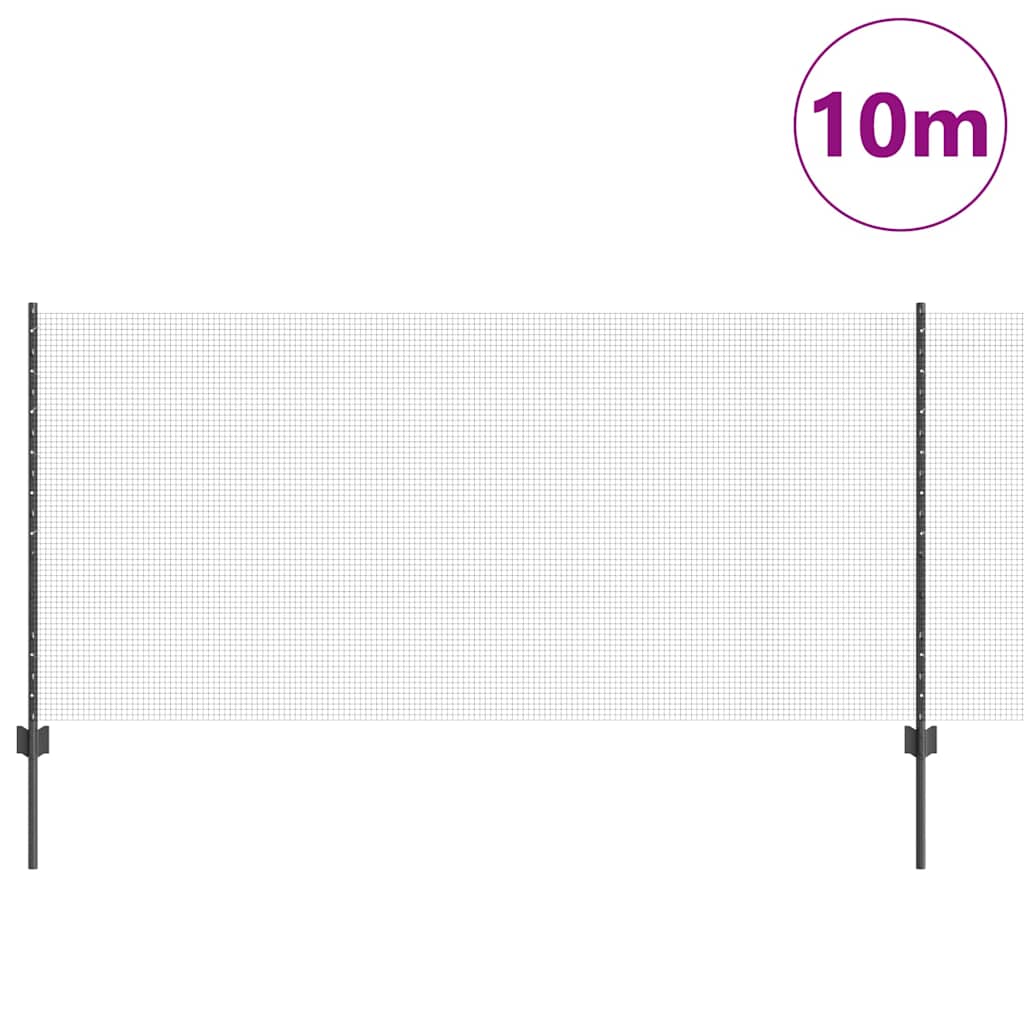 Zavarena žičana ograda s postom 10 x 1 m (Š x V)