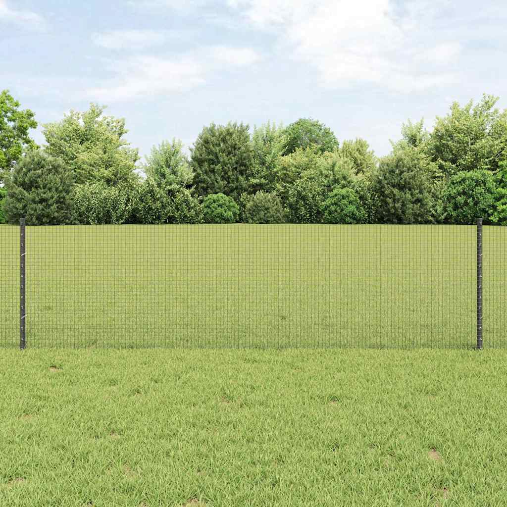 Zavarena žičana ograda s postom 25 x 0,6 m (Š x V)