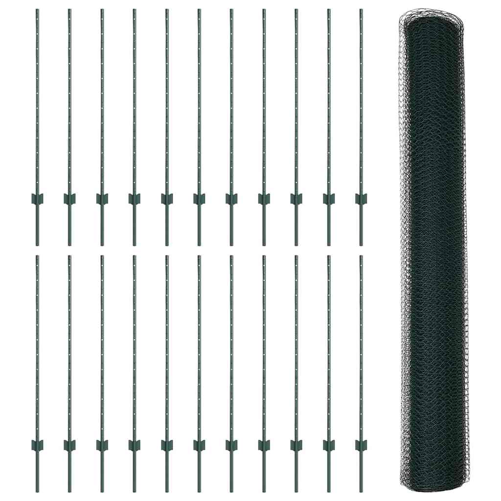Zavarena žičana ograda 50 x 1,2 m (Š x V) Čelik premazan PVC-om
