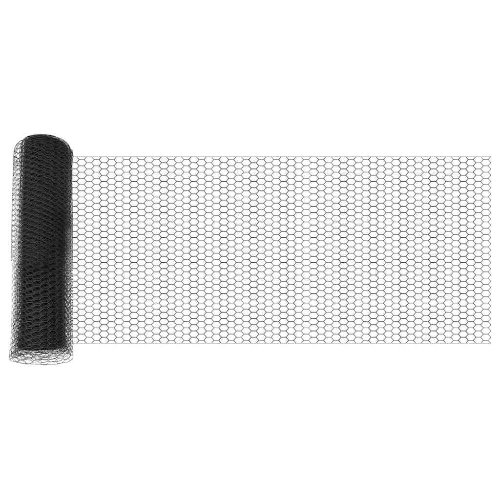 Zavarena žičana ograda 10 x 0,6 m (Š x V) Čelik premazan PVC-om