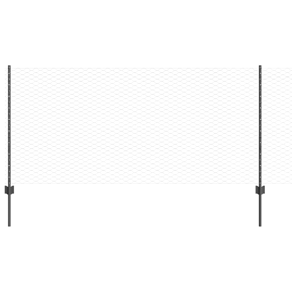 Zavarena žičana ograda 10 x 1 m (Š x V) Čelik premazan PVC-om