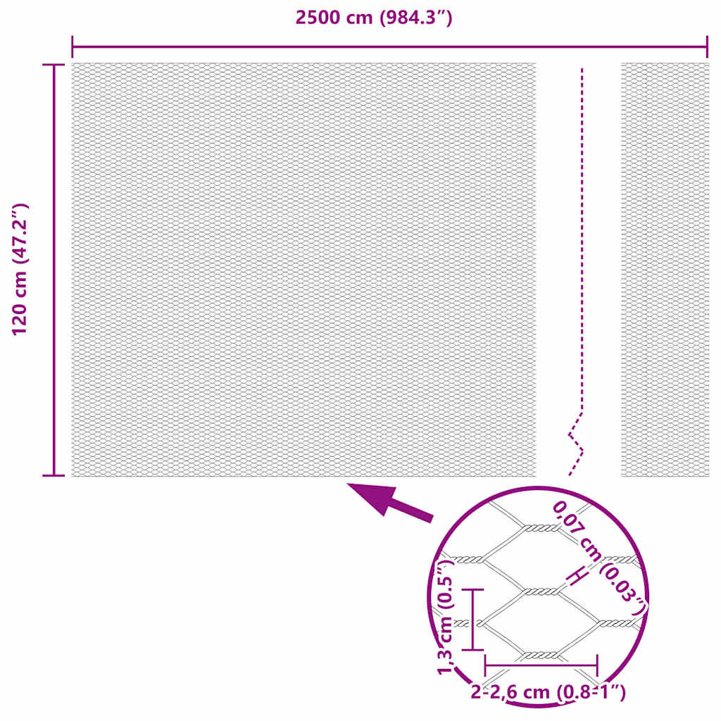 Zavarena žičana ograda 25 x 1,2 m (Š x V) Čelik premazan PVC-om