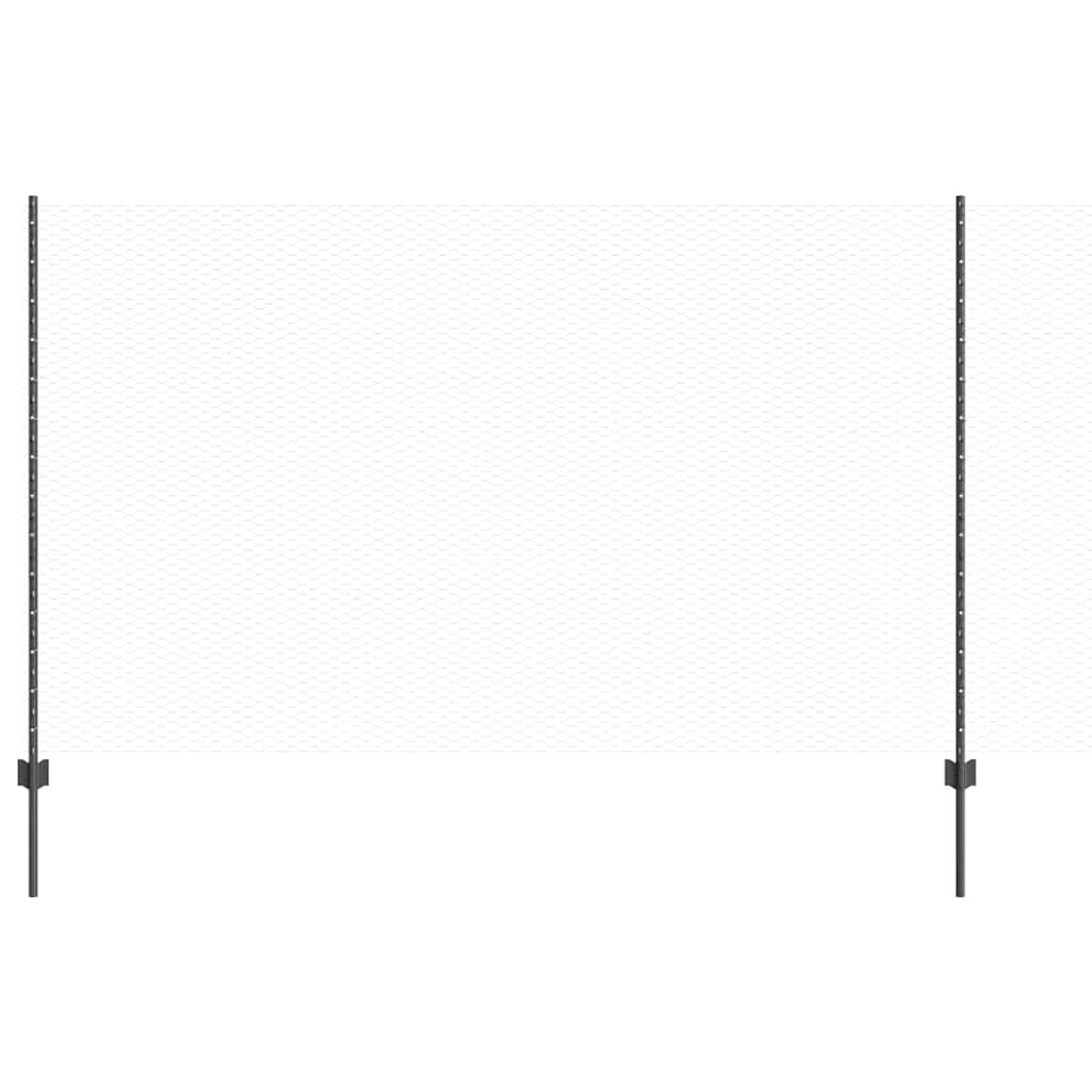 Zavarena žičana ograda 25 x 1,4 m (Š x V) Čelik premazan PVC-om