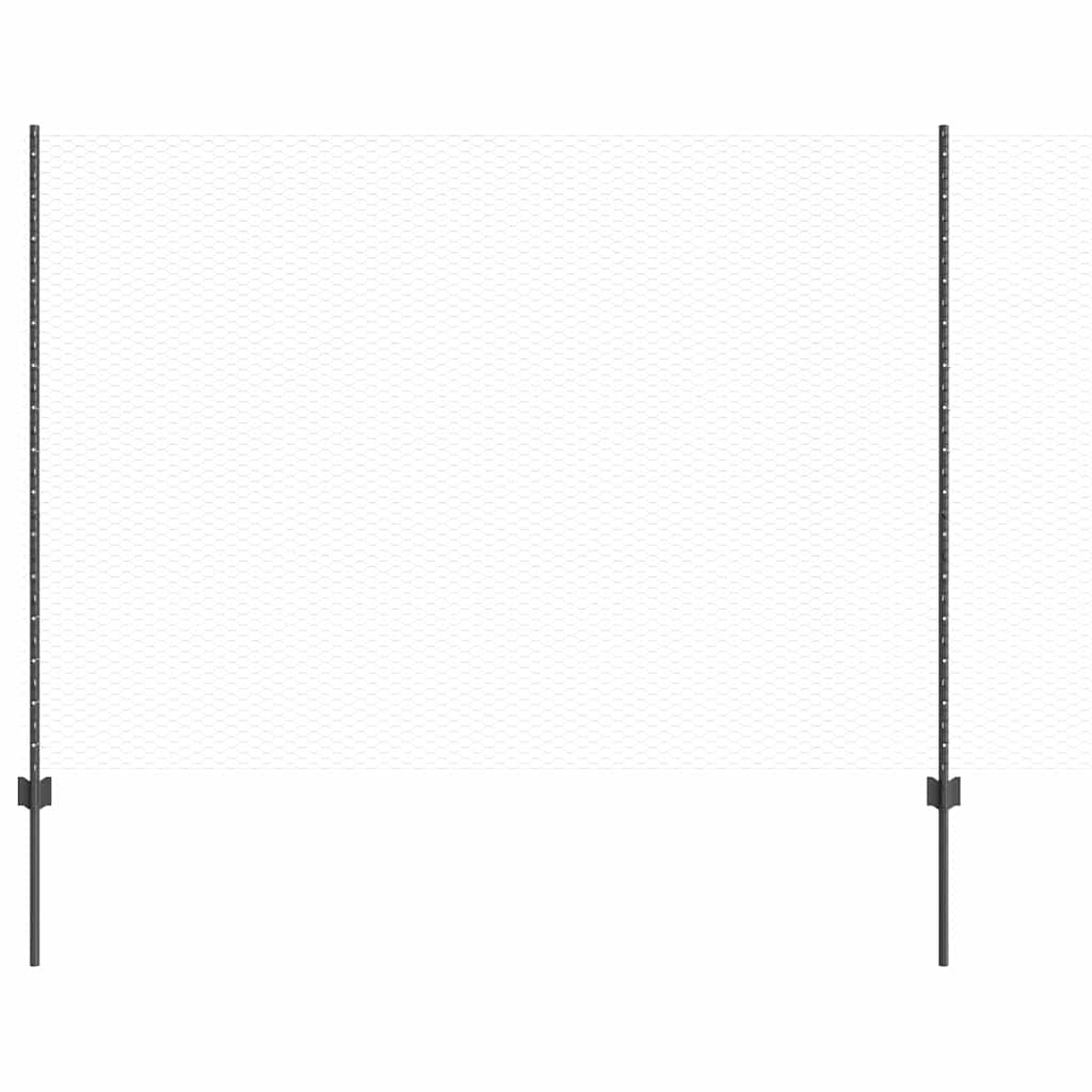 Zavarena žičana ograda 25 x 1,6 m (Š x V) Čelik premazan PVC-om