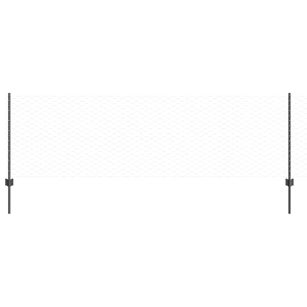 Zavarena žičana ograda 50 x 0,8 m (Š x V) Čelik premazan PVC-om