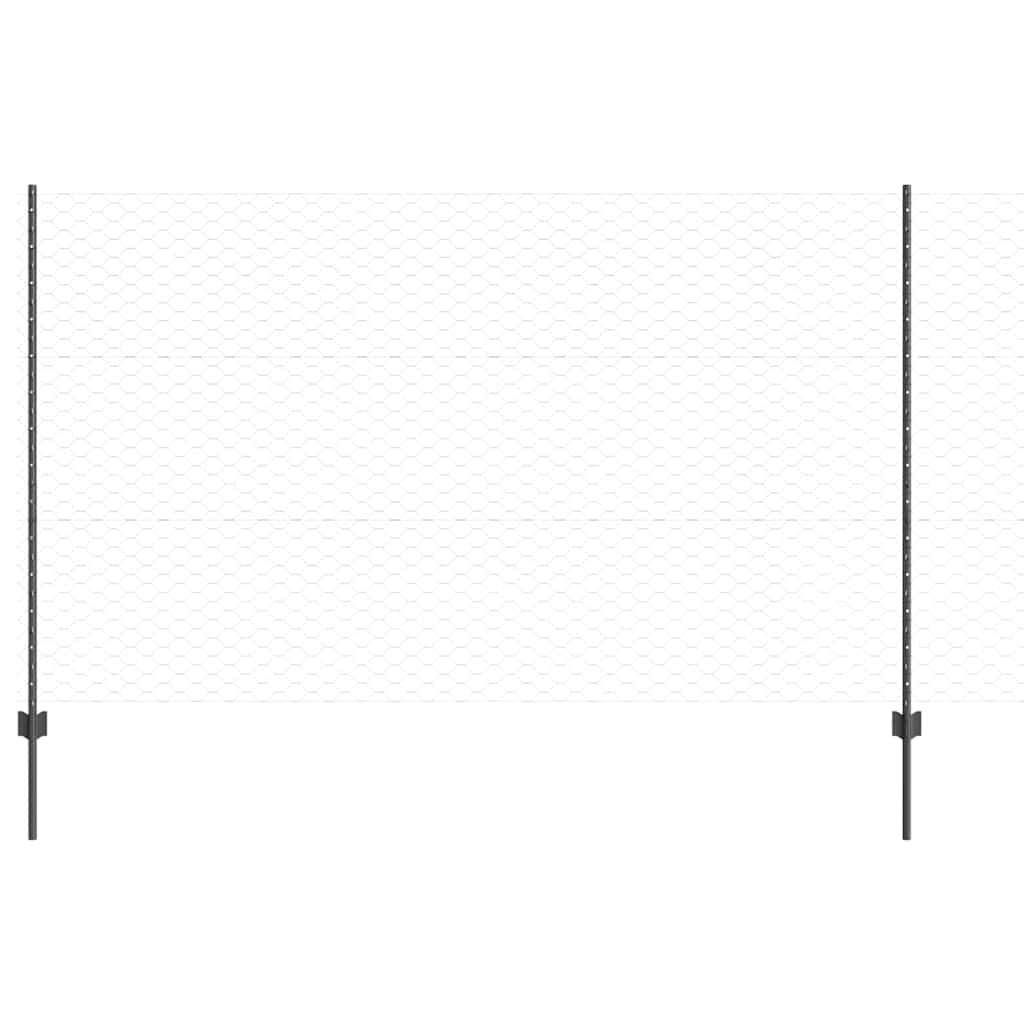 Zavarena žičana ograda 50 x 1,4 m (Š x V) Čelik premazan PVC-om