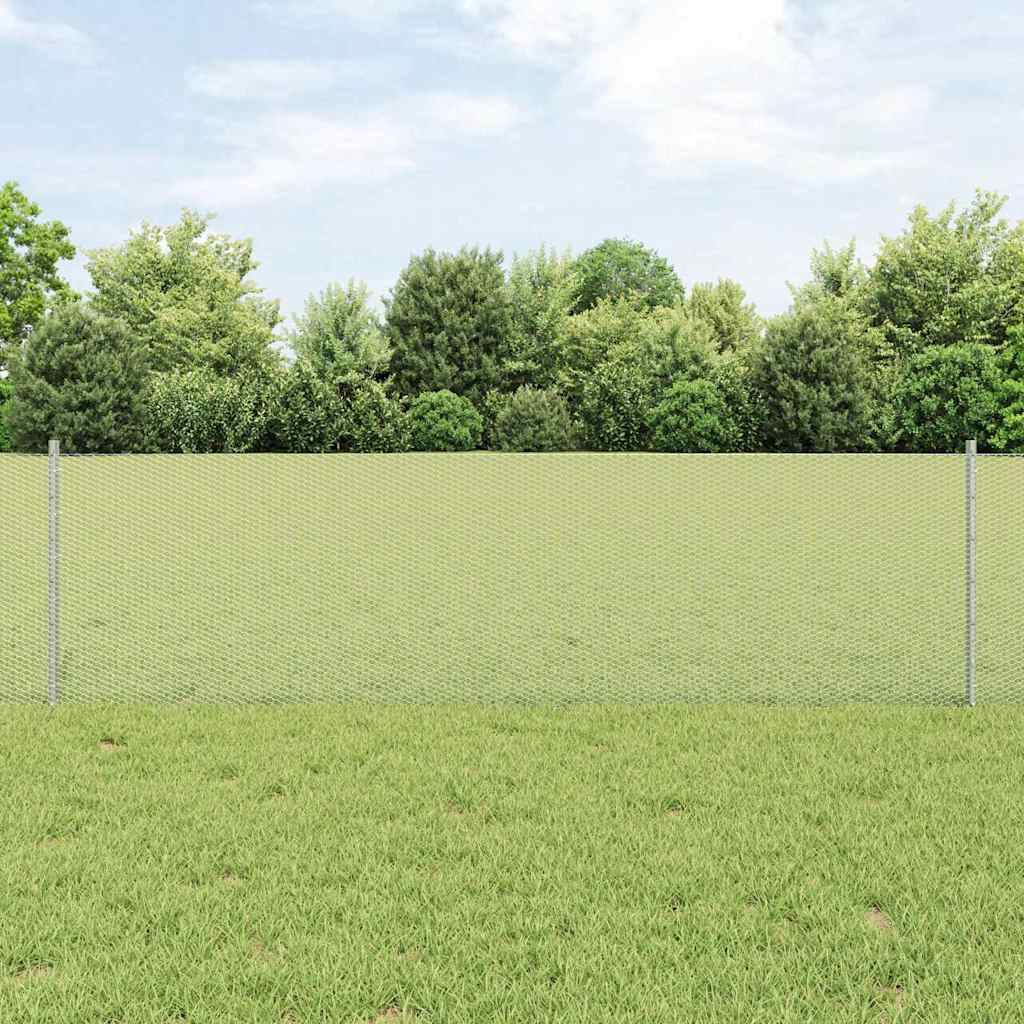 Zavarena žičana ograda 10 x 0,6 m (Š x V) Vruće pocinčani čelik