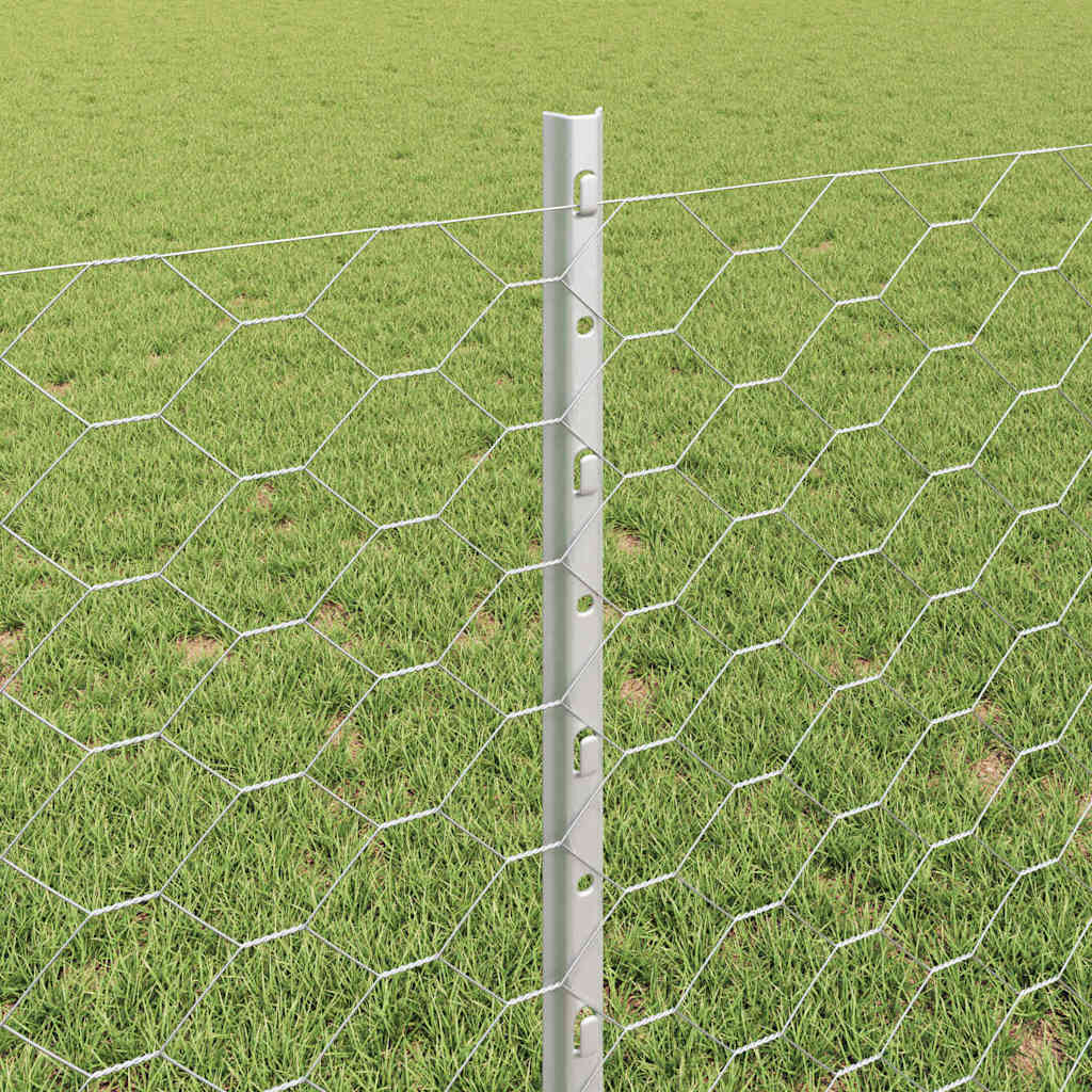 Zavarena žičana ograda 25 x 0,8 m (Š x V) Vruće pocinčani čelik