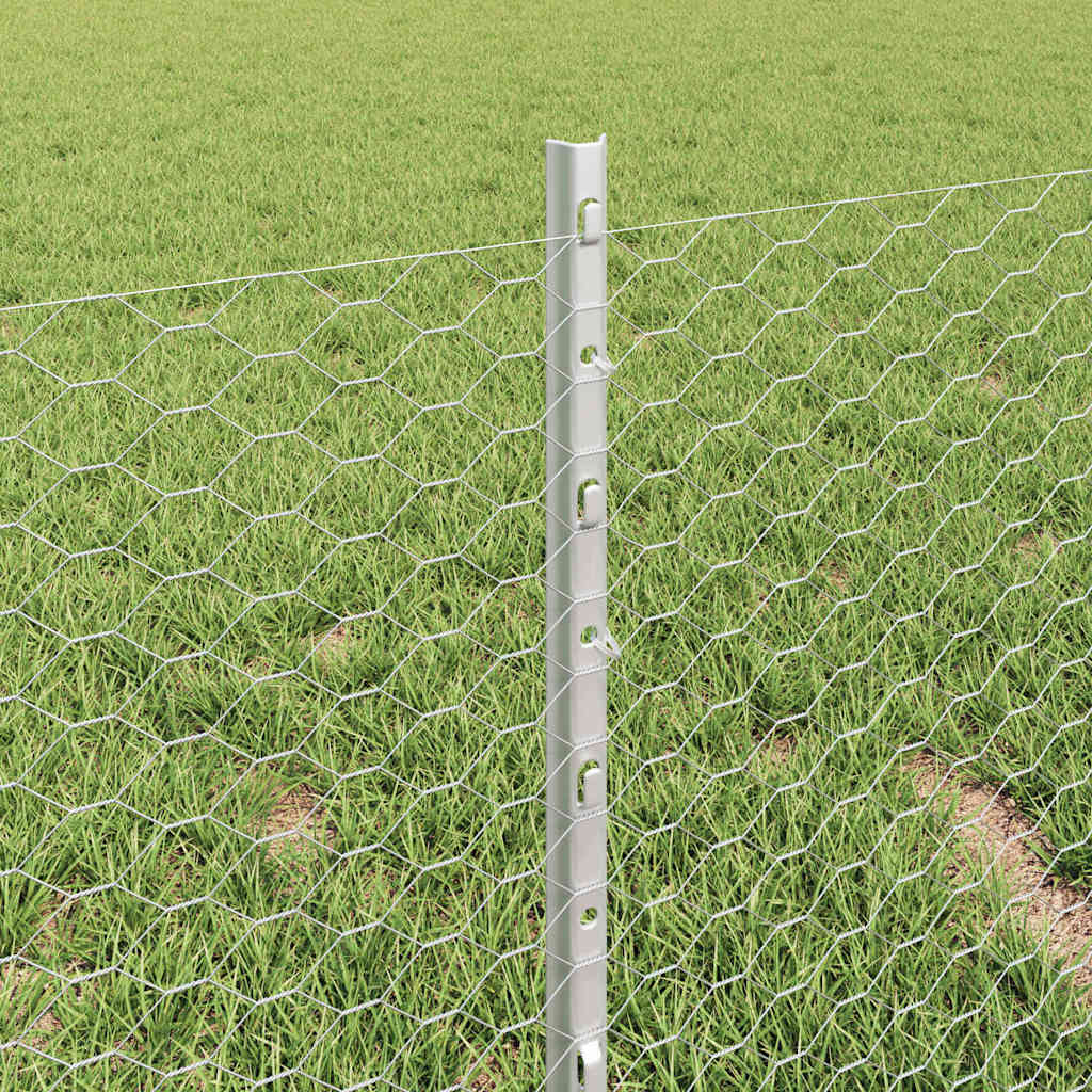 Zavarena žičana ograda 50 x 0,4 m (Š x V) Vruće pocinčani čelik