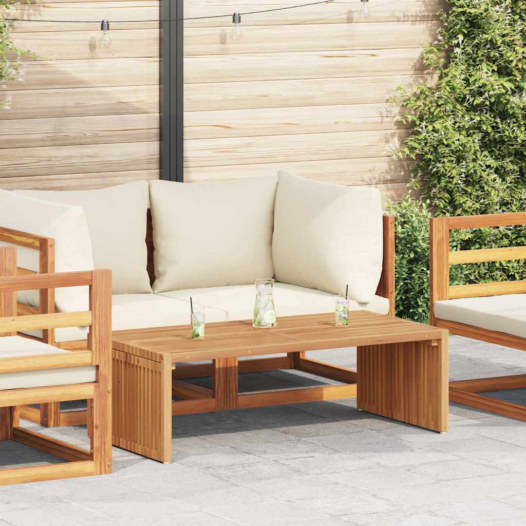 Vrtni bočni stol Smeđa 110 x 55 x 35,5 cm Čvrsto teak drvo