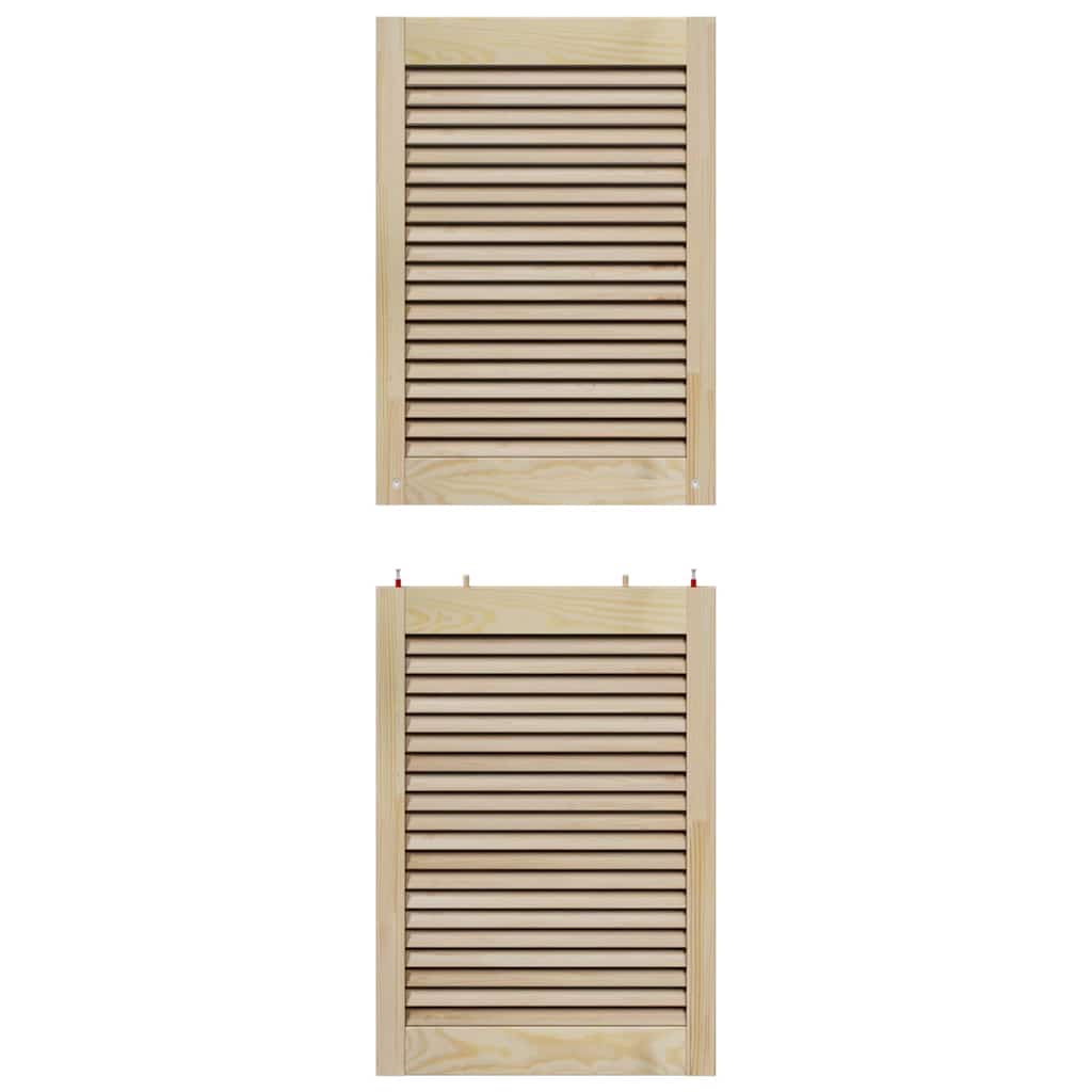 Ormarna vrata Prirodna 49,5 x 2,1 x 140,5 cm Čvrsto borovo drvo