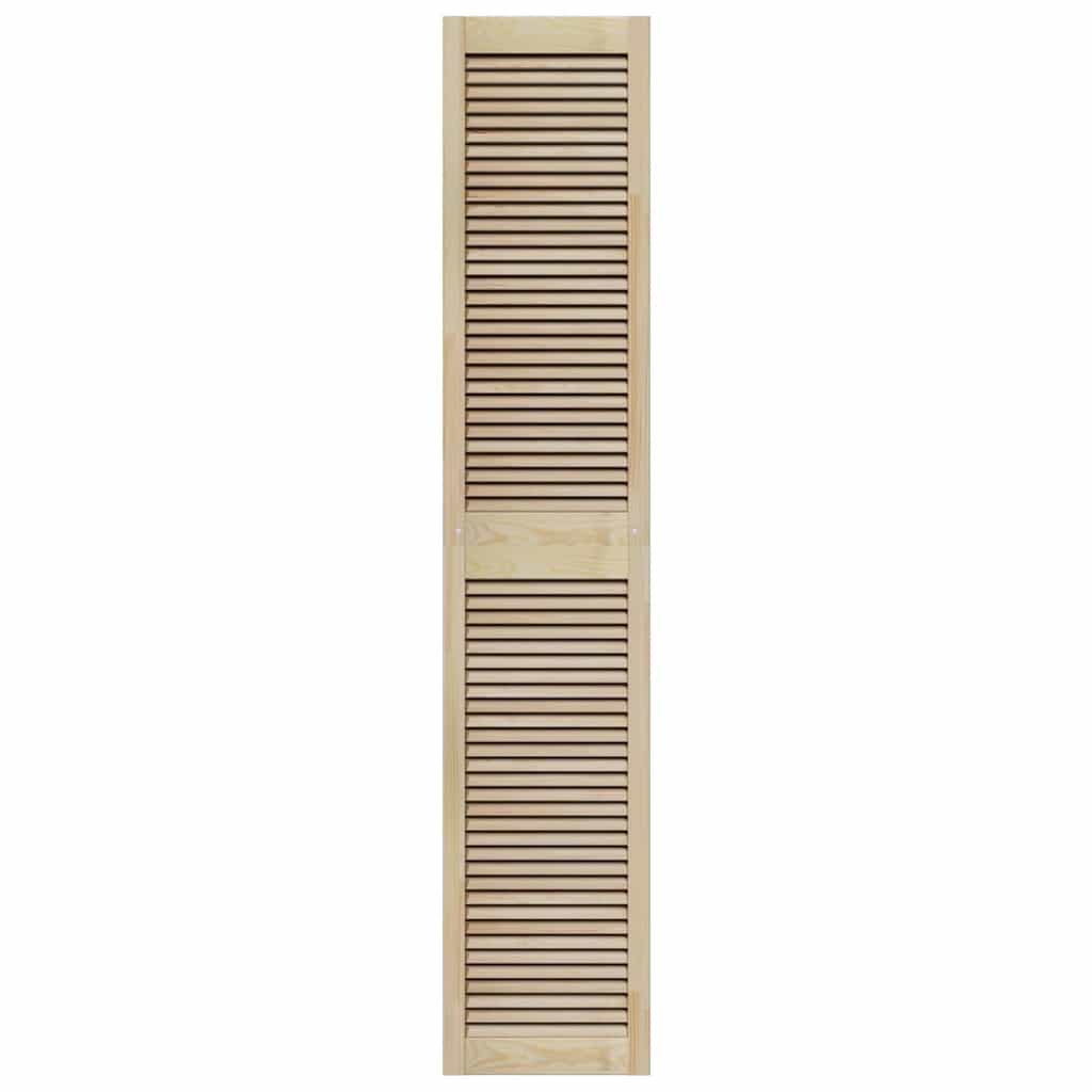 Ormarna vrata s vratima 2 pcs Prirodna 201 x 2,1 x 39,5 cm