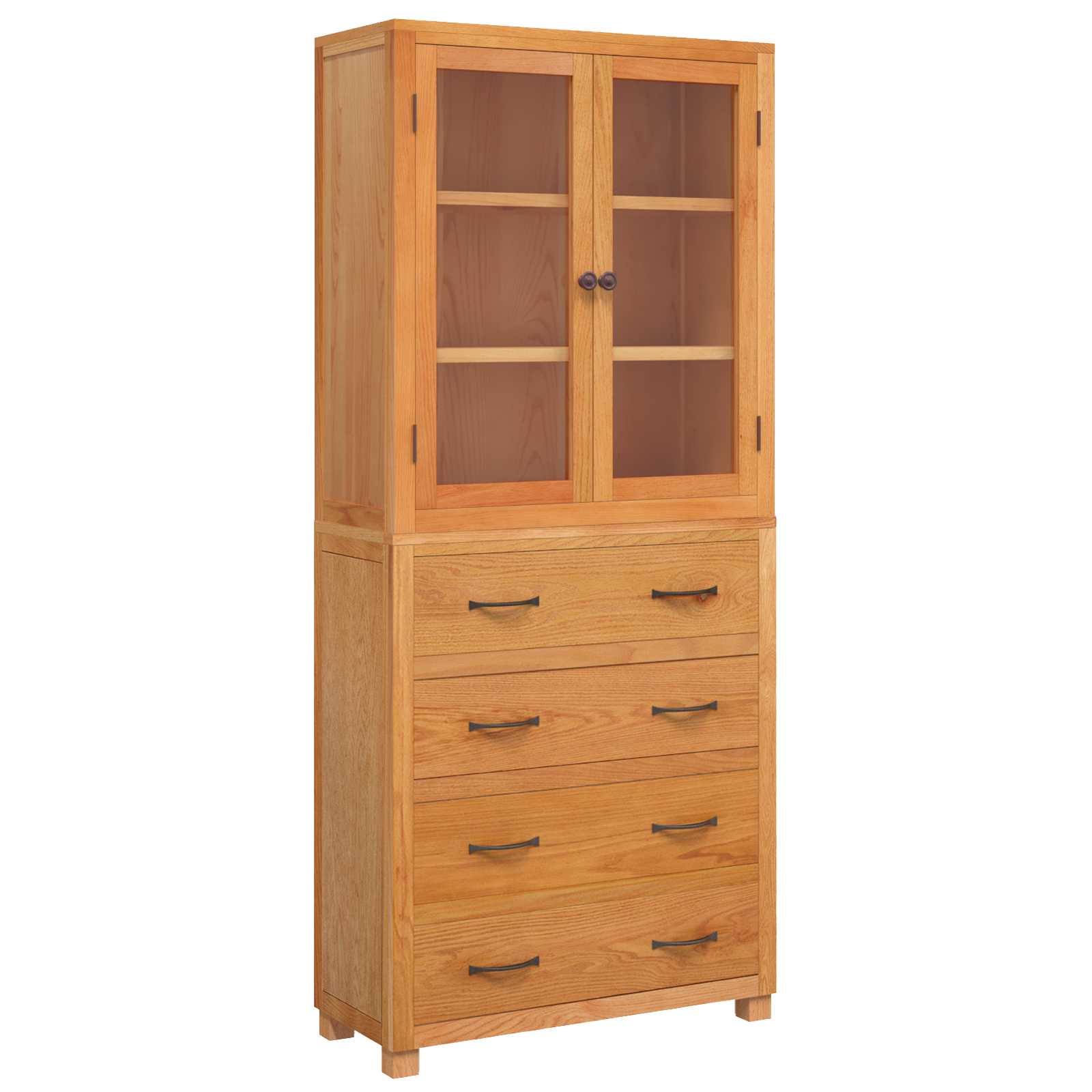 Set namještaja za pohranu 2 kom. Prirodna 80 x 35 x 185 cm