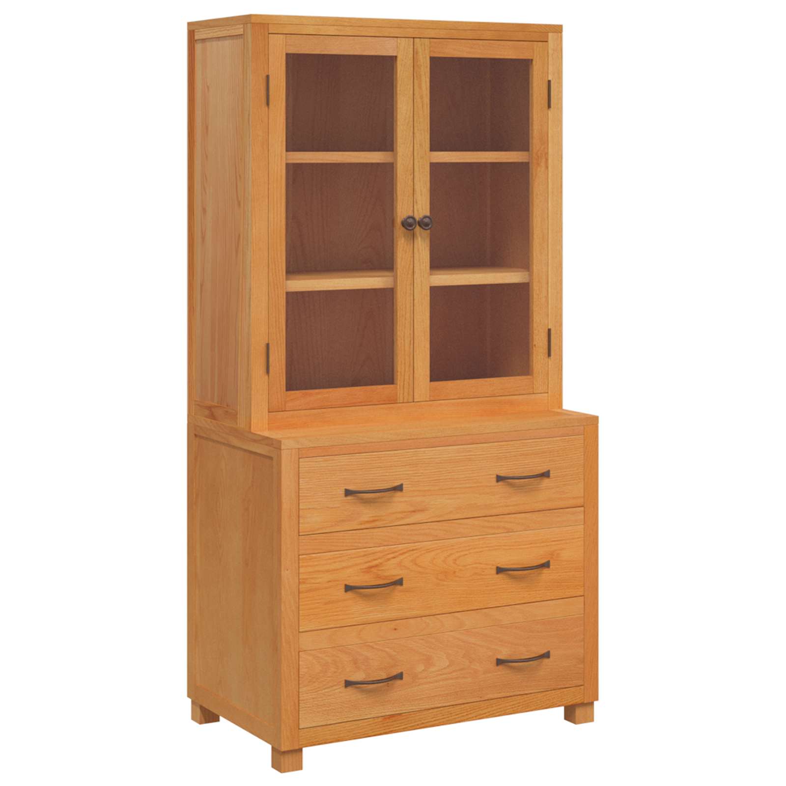 Set namještaja za pohranu 2 kom. Smeđa Čvrsto Hrastovo Drvo