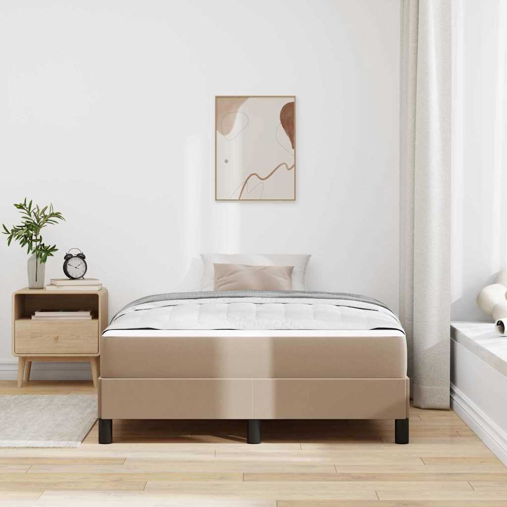 Krevetna konstrukcija Boja cappuccina 120 x 200 cm tkanina