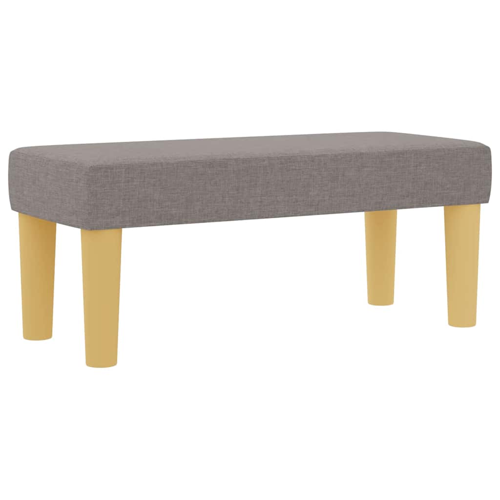 Krevet s opruga kutije Sivo-smeđa 200 x 90 cm tkanina