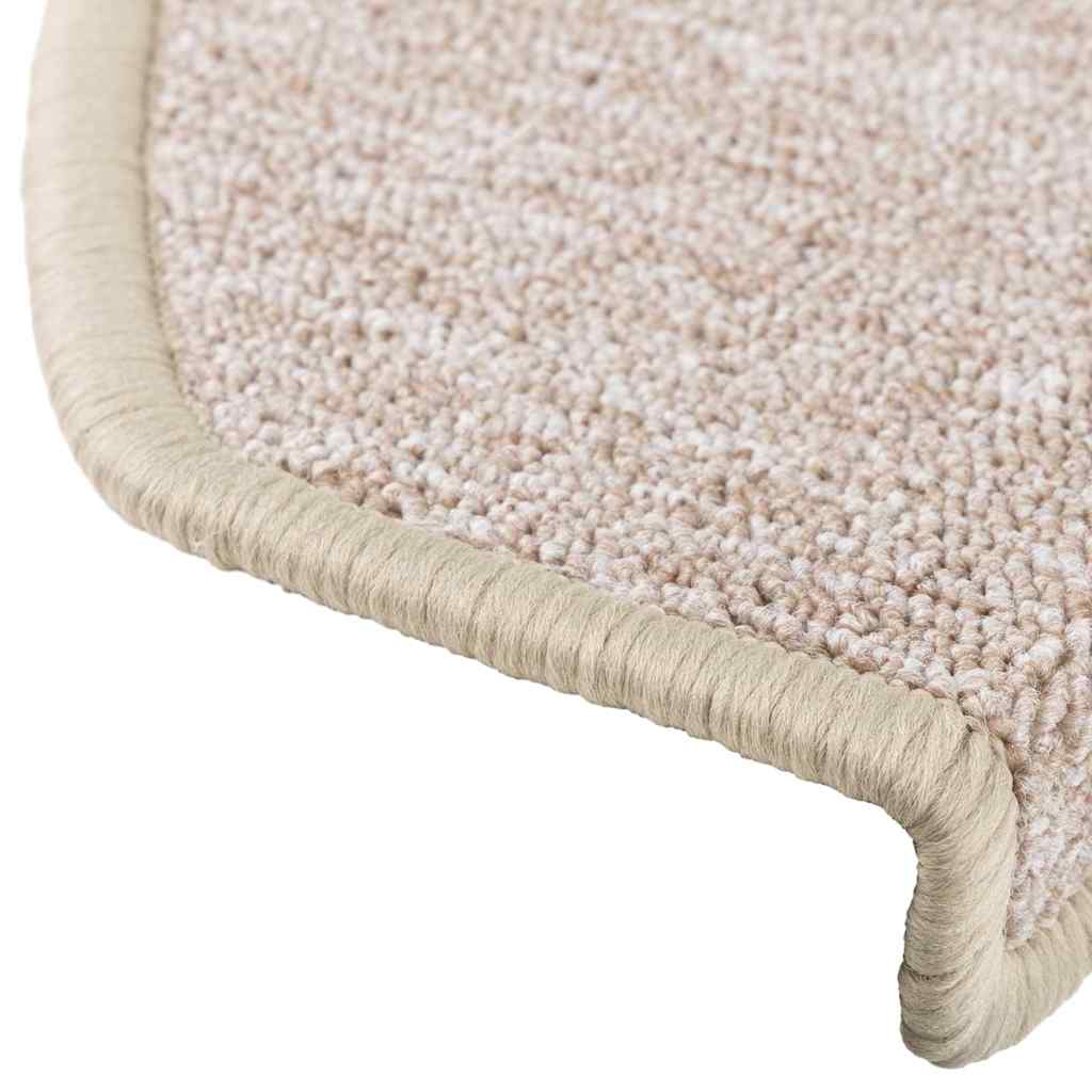 Prostirke za stepenice 20 kom 65x24x4 cm taupe poluokrugle velike
