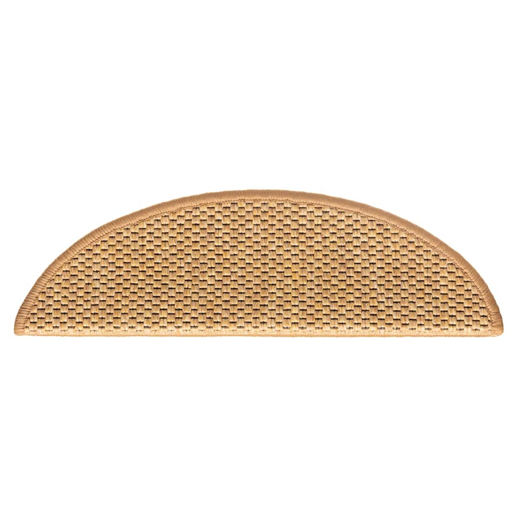 Prostirke za stepenice, samoljepljive, izgled sisala, 30 kom., 56x17x3 cm, sisal