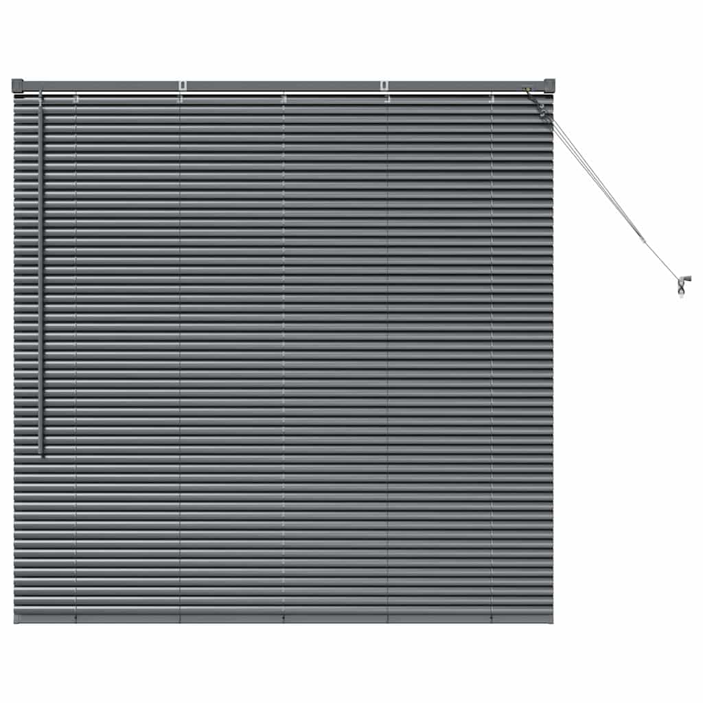Venecijanski zastore Tamno siva 130 x 130 cm Aluminij