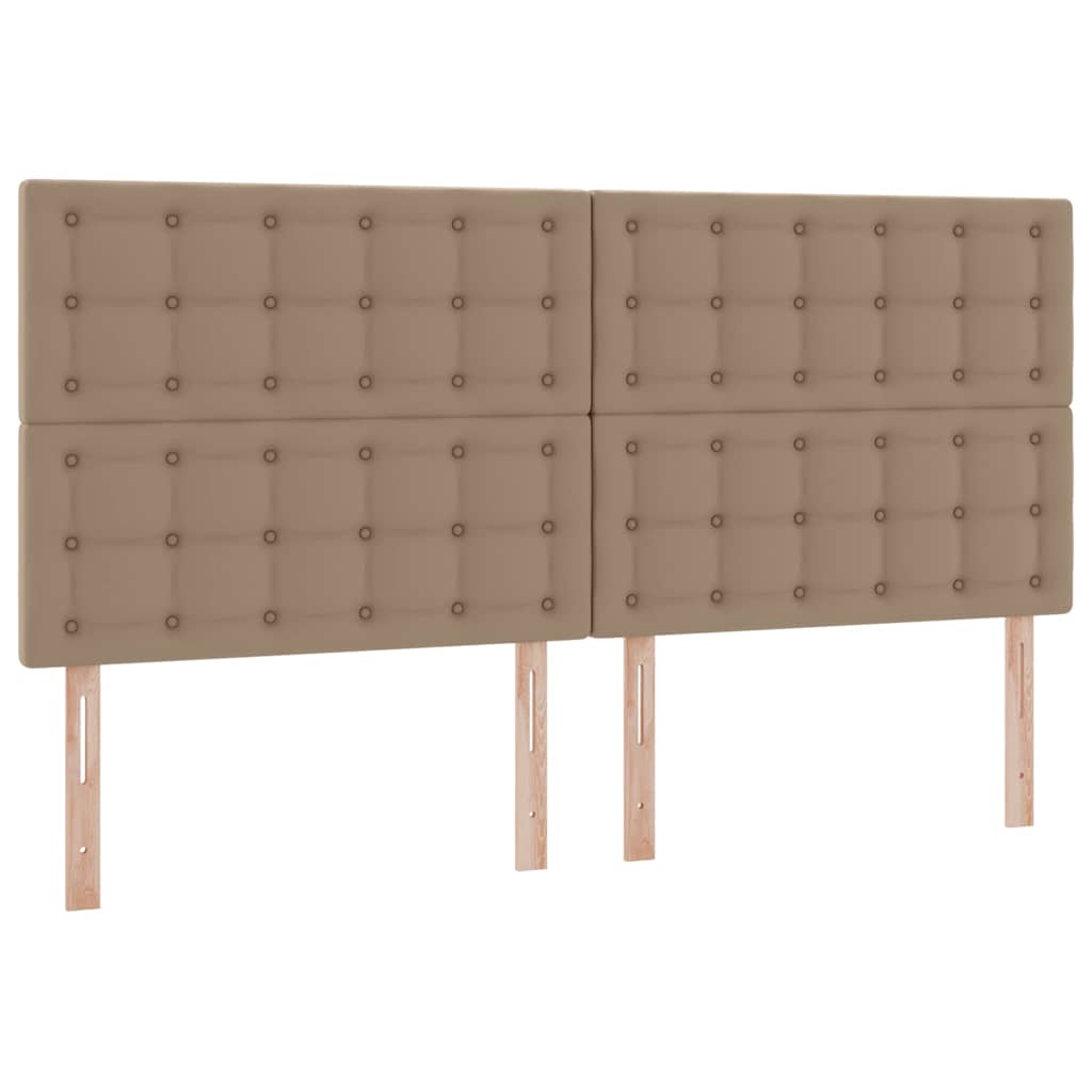 Krevet s od storage s madracem Kapućino 200 x 200 cm Lažna koža