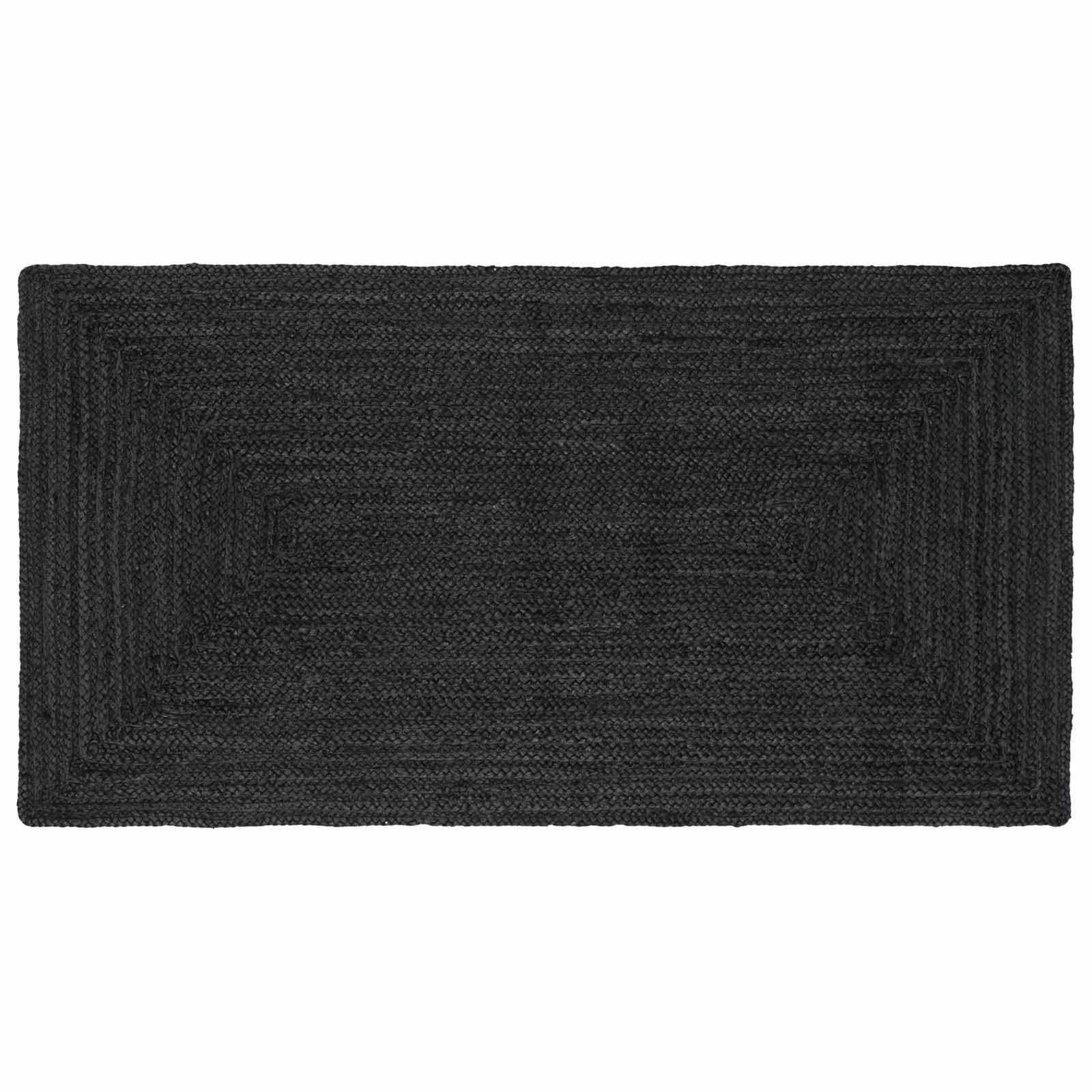 Tepisi za područja Pravokutni Tamnosiva 80 x 150 cm Juta