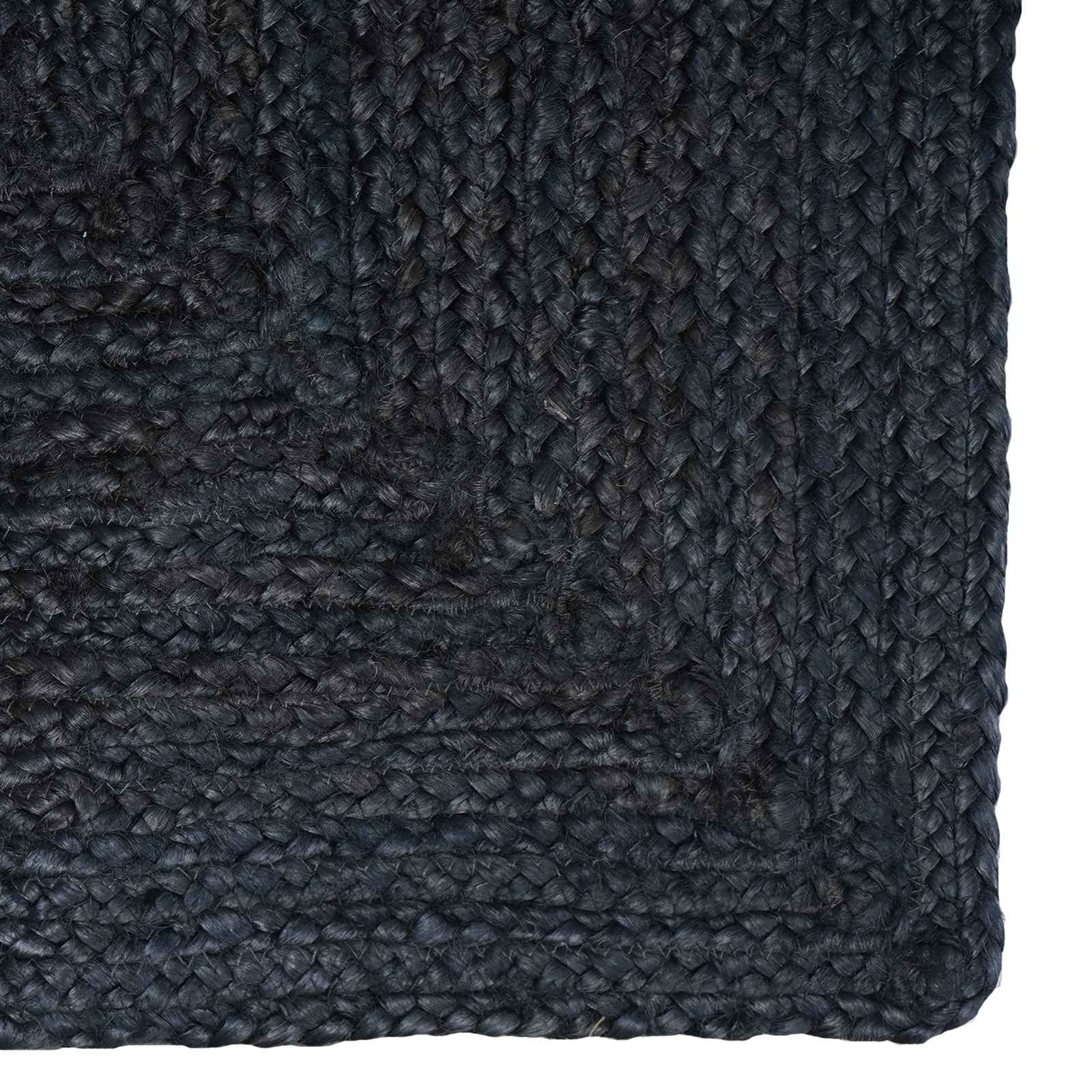 Tepisi za područja Četvrtasti Tamnosiva 200 x 200 cm Juta