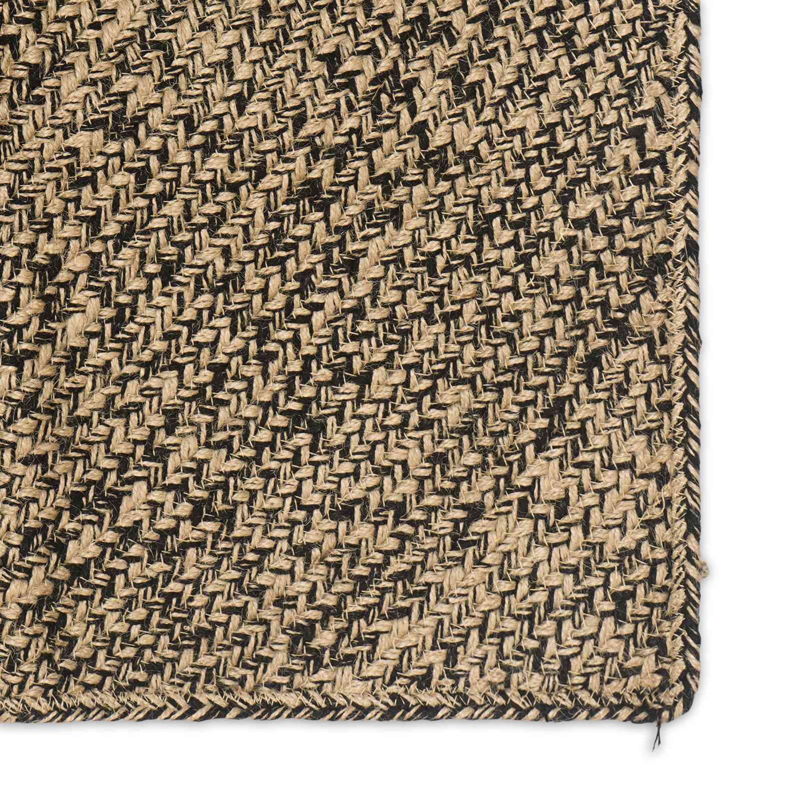 Tepisi za područja Prirodna i crna 60 x 250 cm Juta