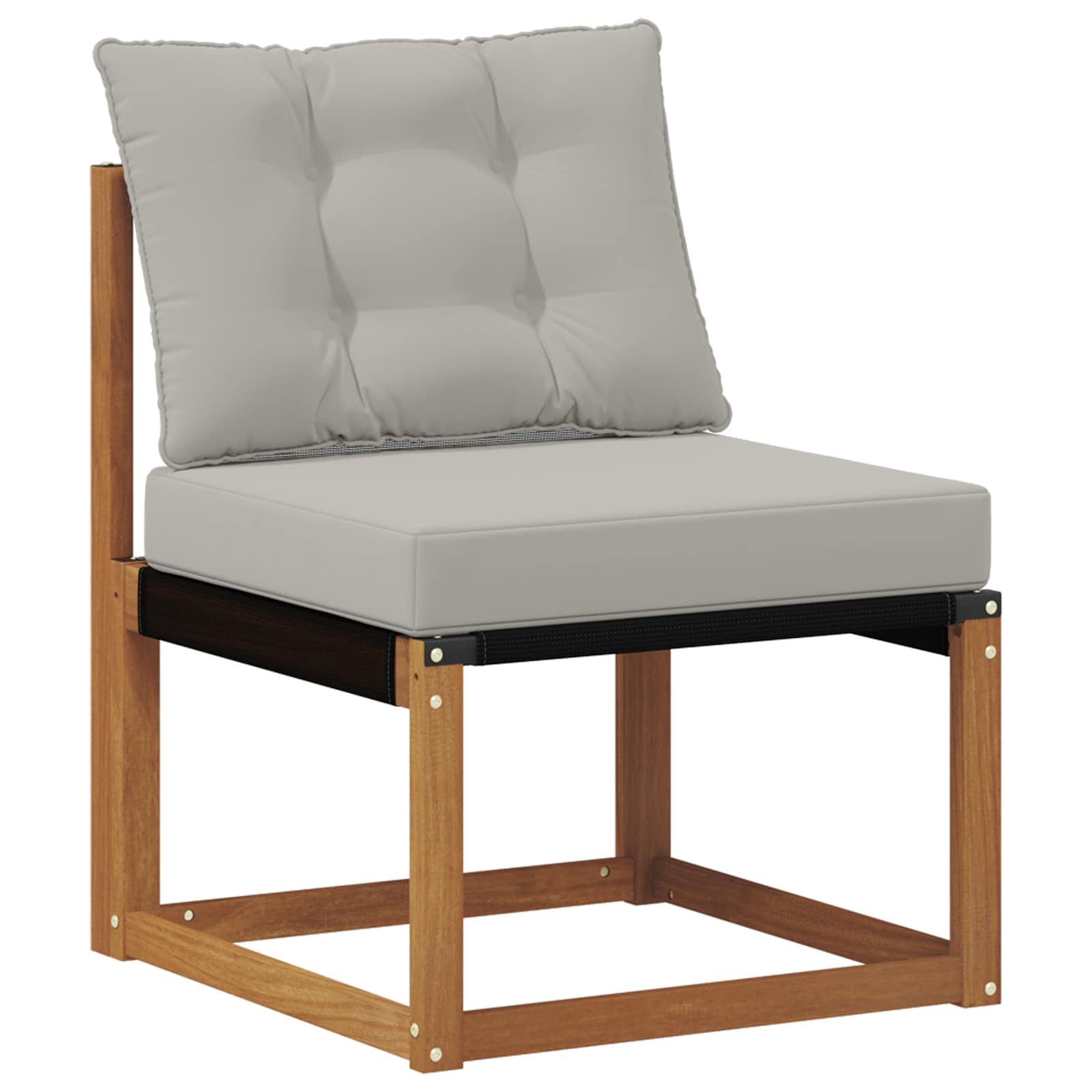 Set vanjskih sofa 8 pcs Prirodna i svjetlosiva