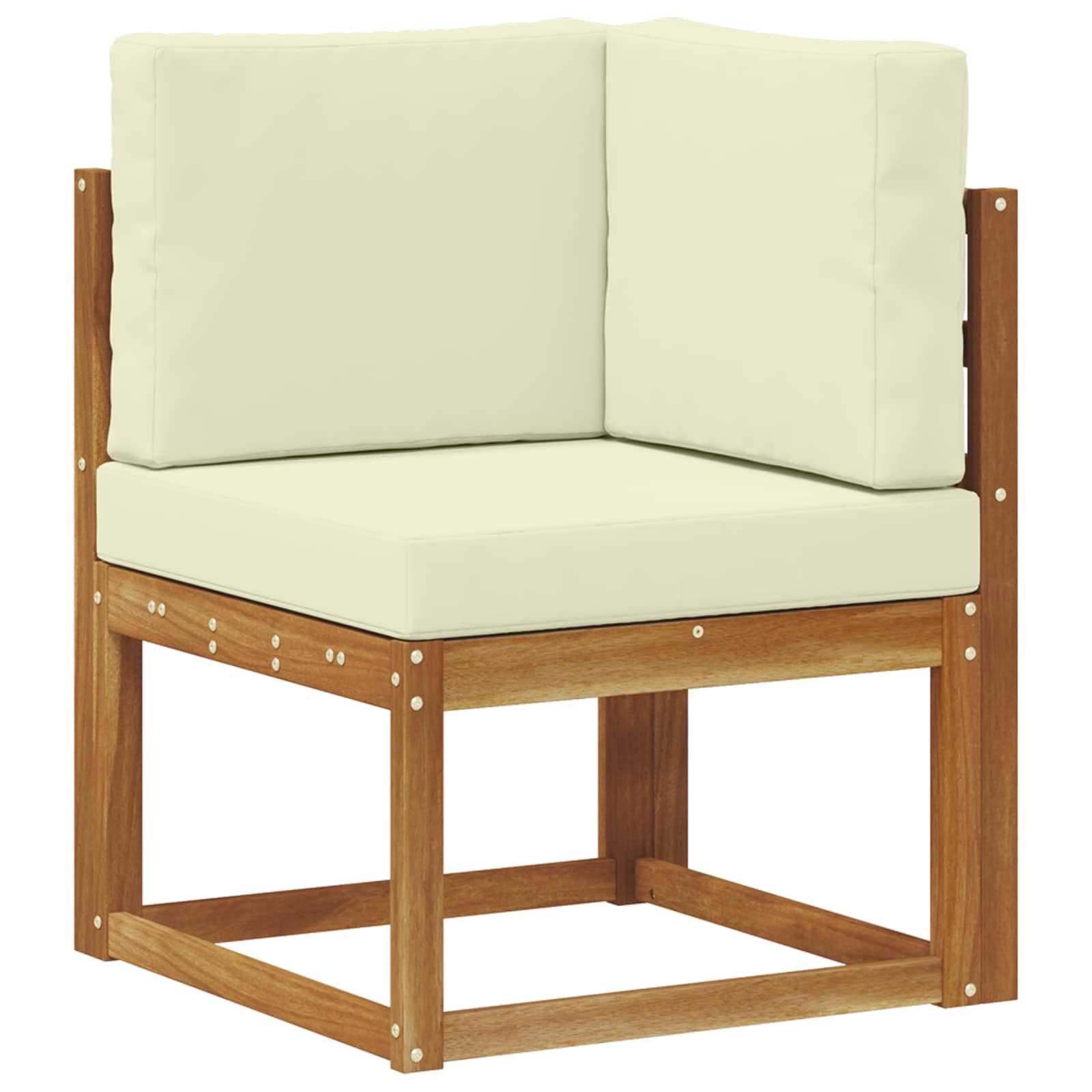 Set vanjskih sofa 8 pcs Prirodna i krem Poliester