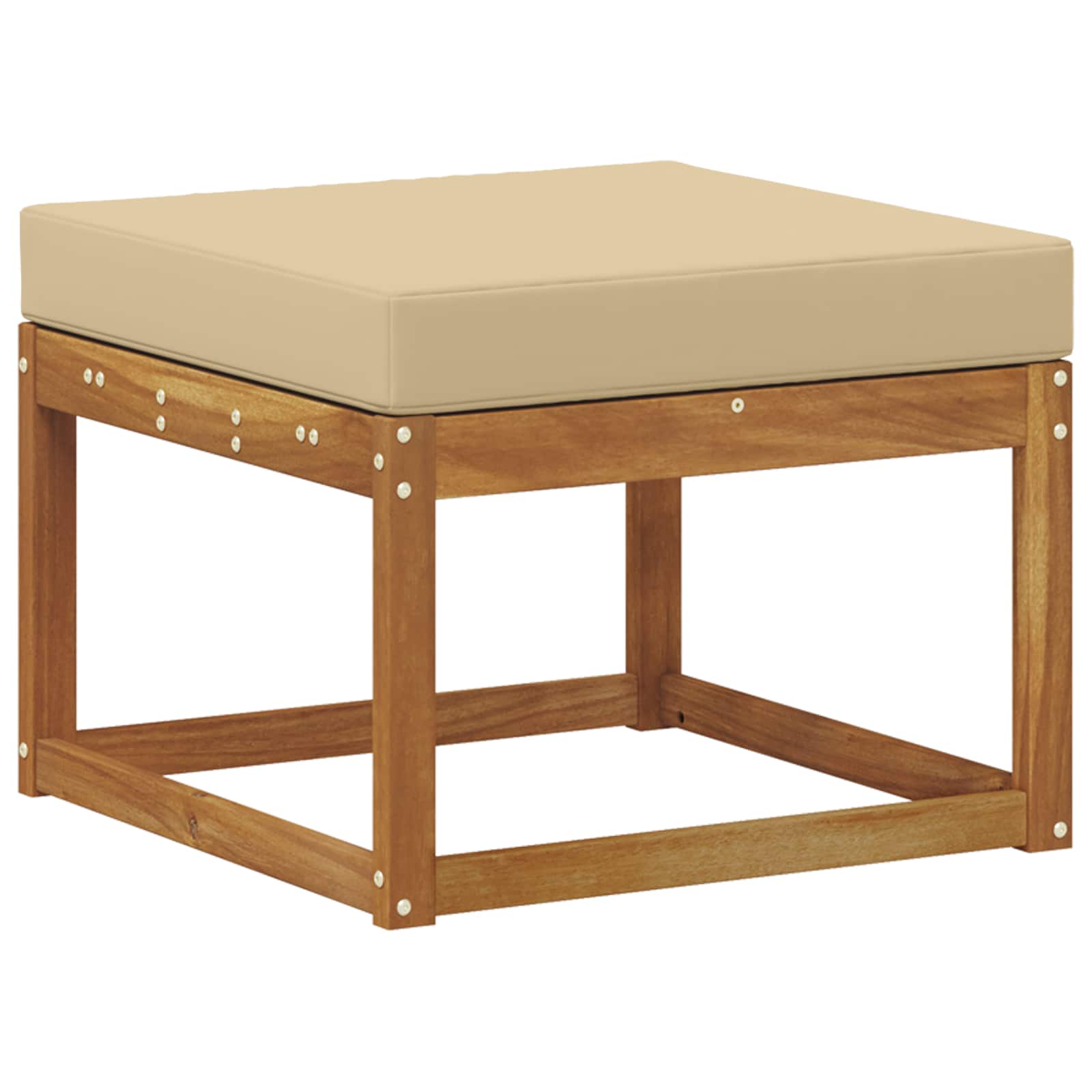 Set vanjskih sofa 4 pcs Prirodna i bež Poliester