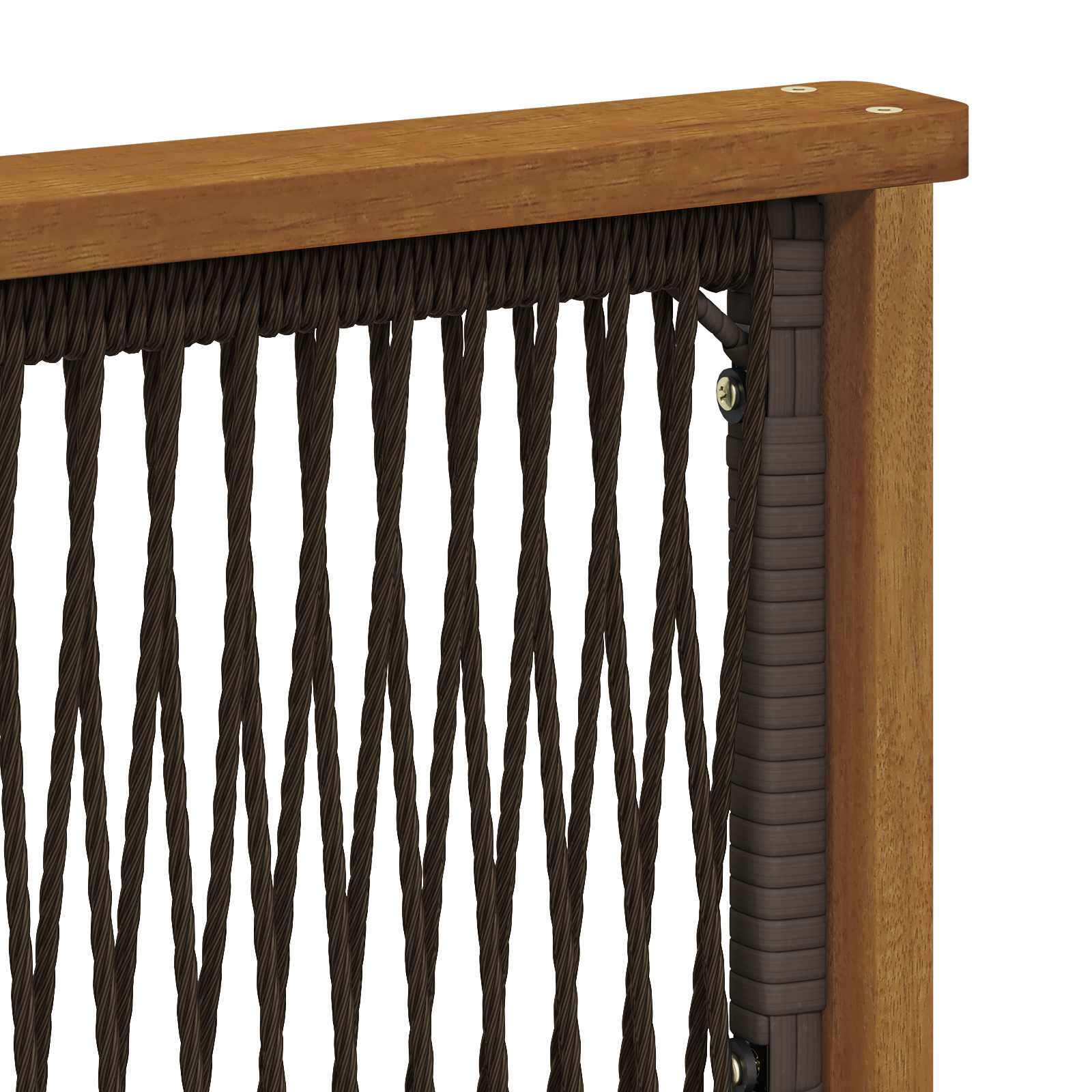 Set vanjskih sofa 5 pcs Prirodna i antracit