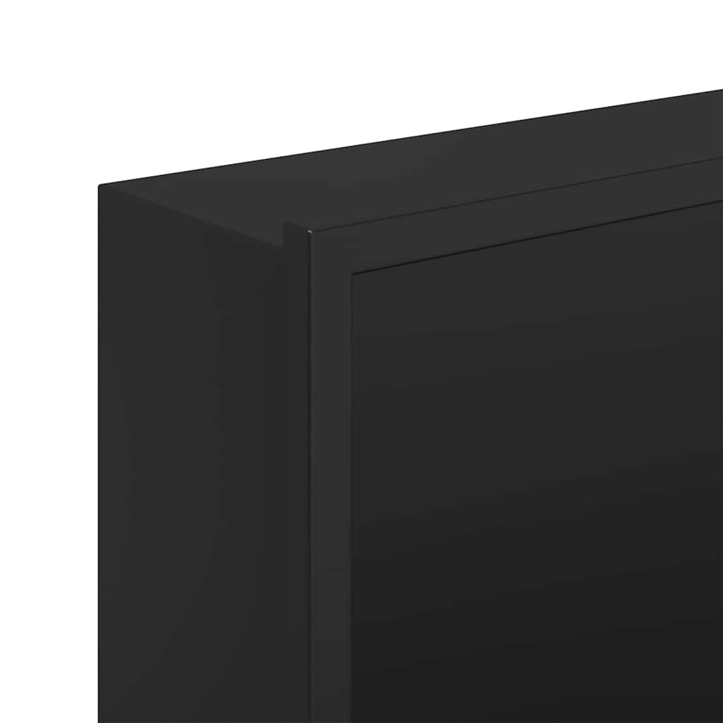 Ničica za tuš Crna 90 x 20 x 9,5 cm Nehrđajući čelik