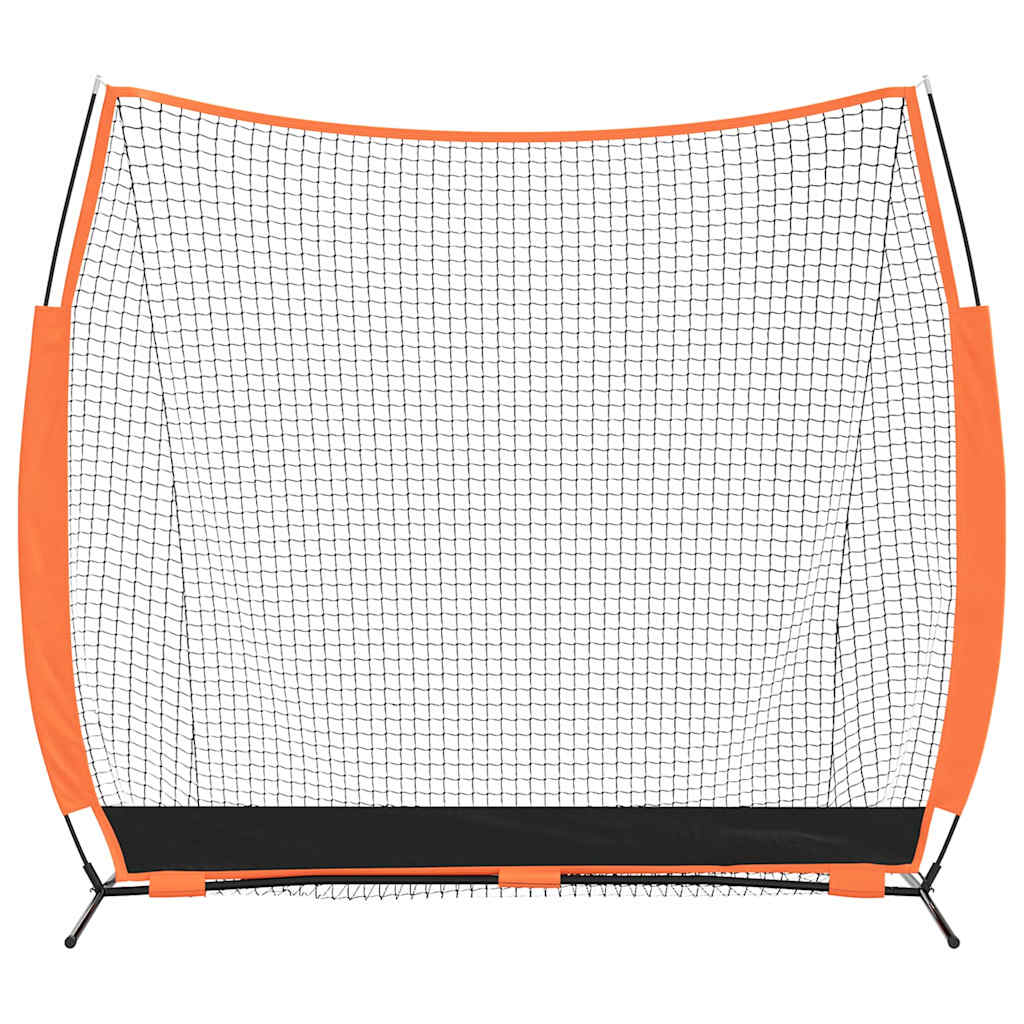 Mreža za vježbanje baseballa Crna 250 x 106,5 x 210 cm
