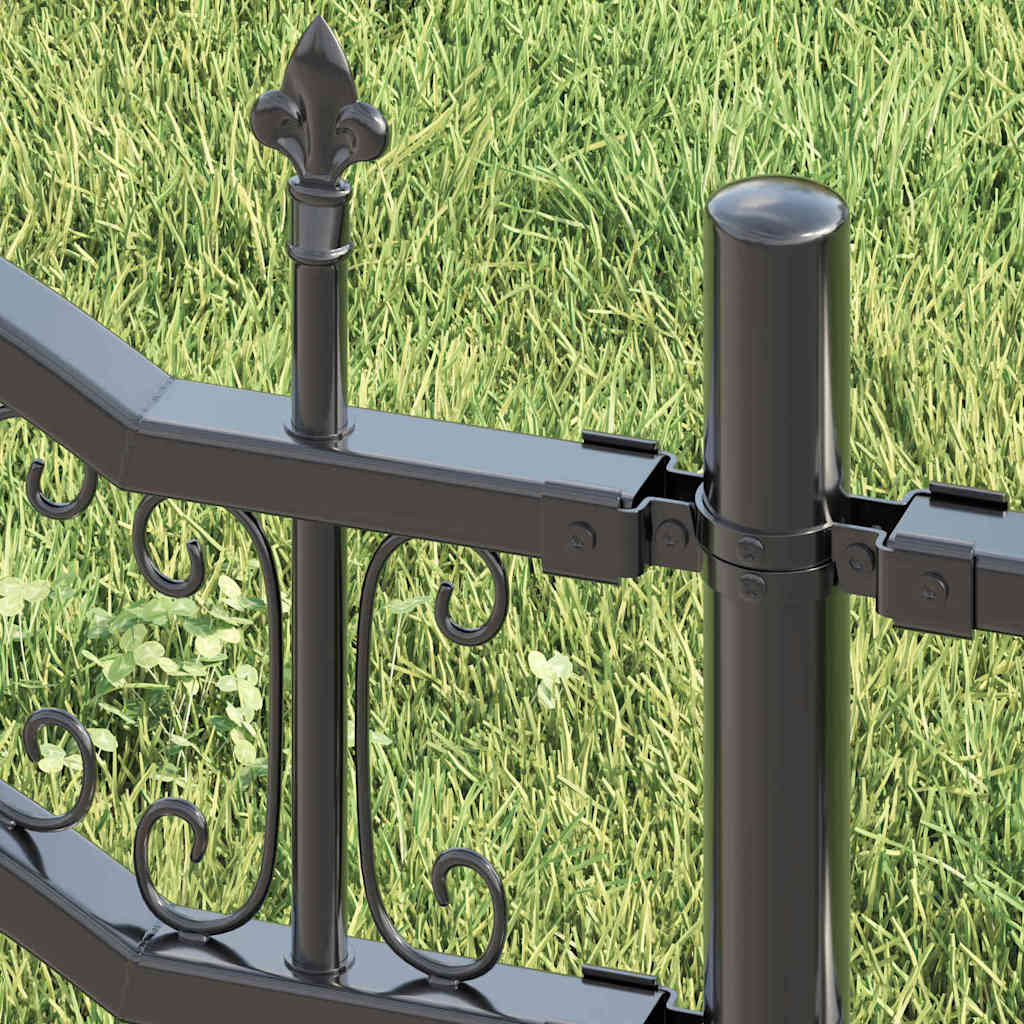 Vrtna Ograda KAMPEN 240 x 166 cm Mesh Siva