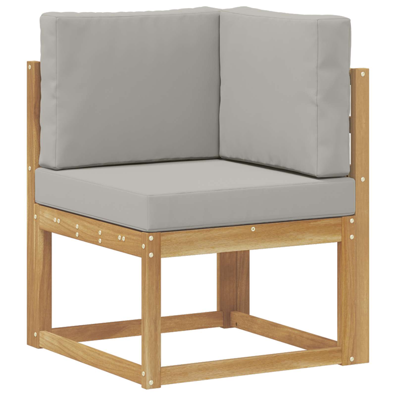 Set vanjskih sofa s jastukom 7 Komad Bijela