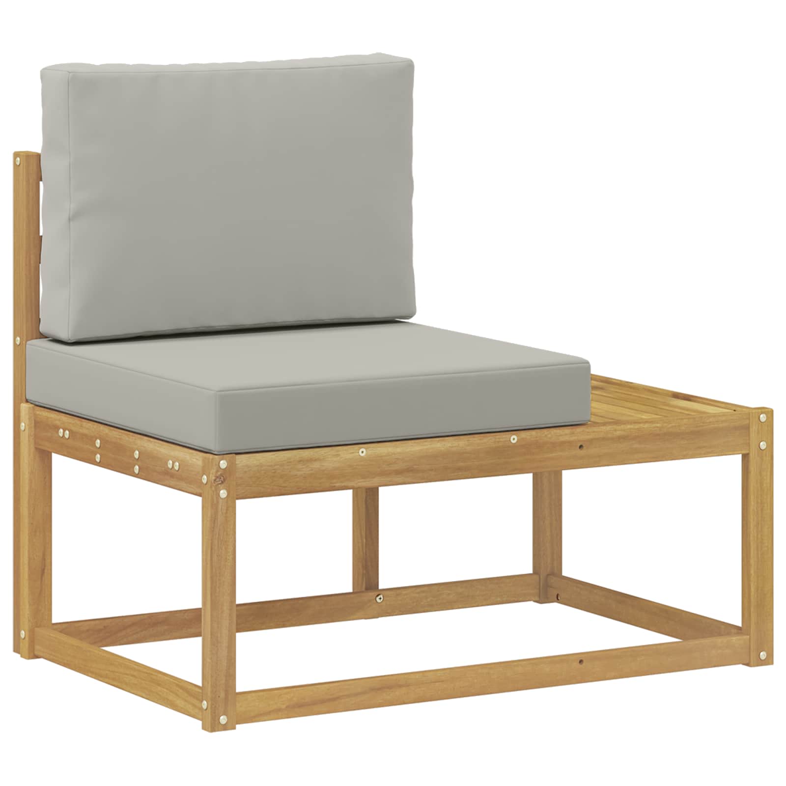 Set vanjskih sofa s jastukom 7 Komad Bijela