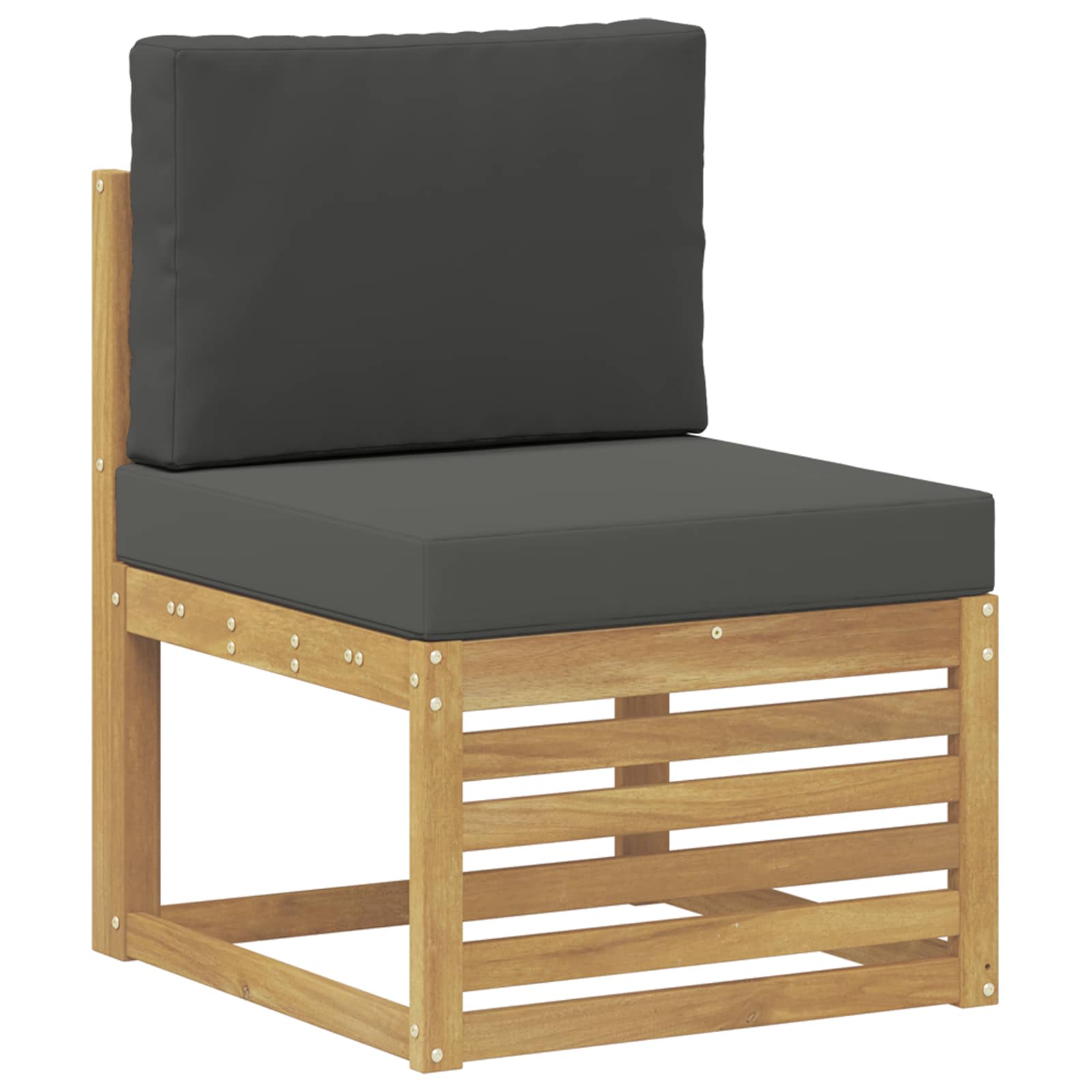 Set vanjskih sofa 4 pcs Bijela i antracit 189,5 x 122,5 x 73 cm