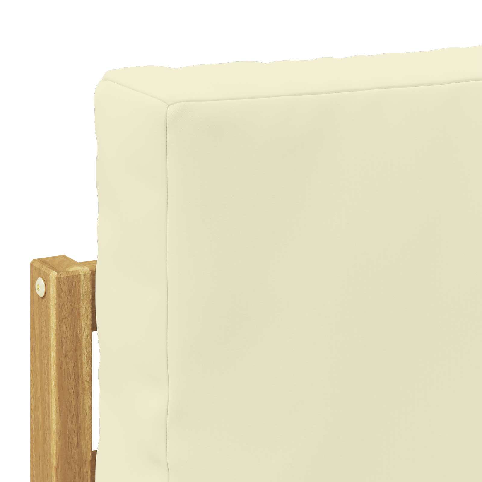 Set vanjskih sofa 8 pcs Bijela i Krem 59 x 59 x 37 cm Poliester