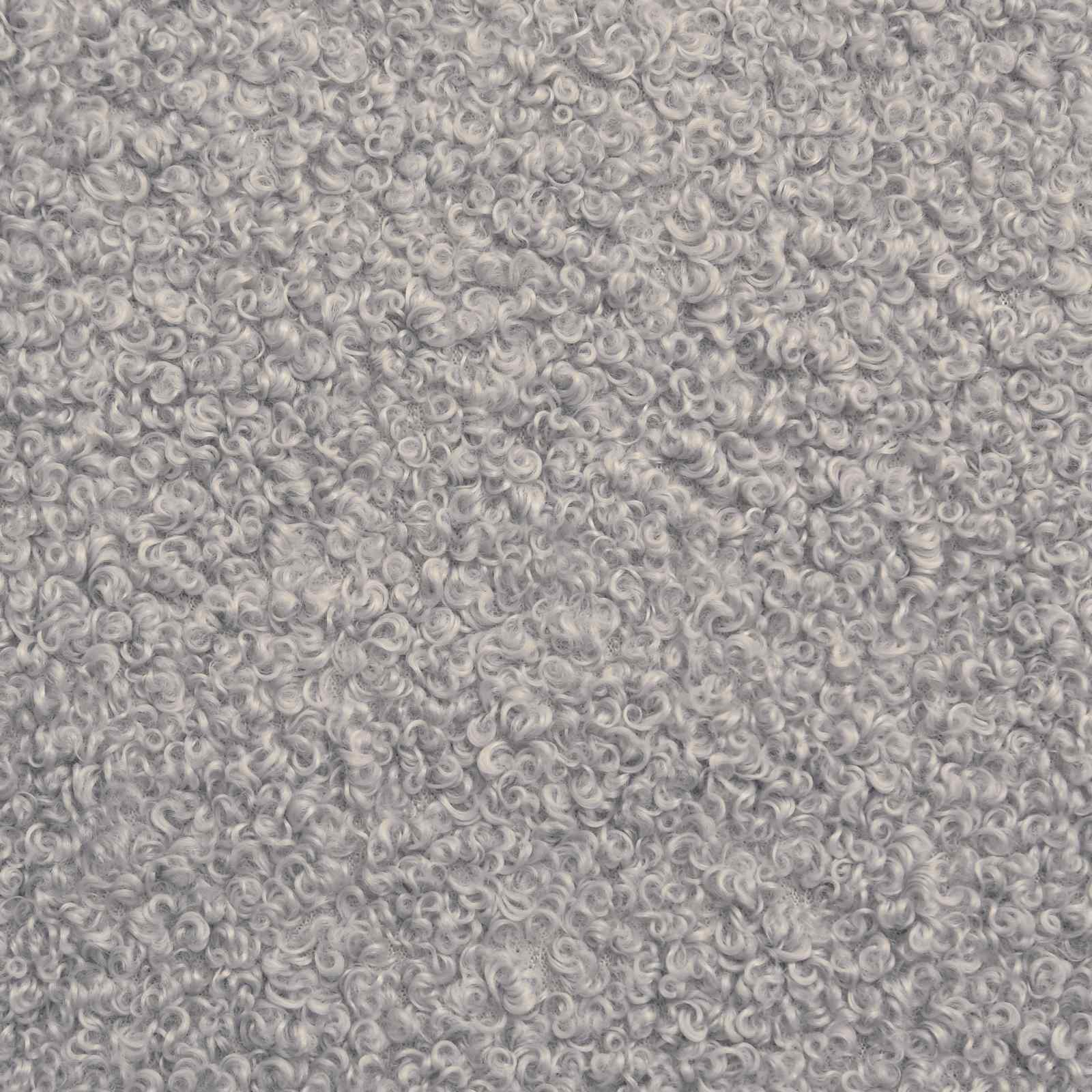 Krevet za djecu s uzglavljem Svjetlosiva 80 x 200 cm Bouclé