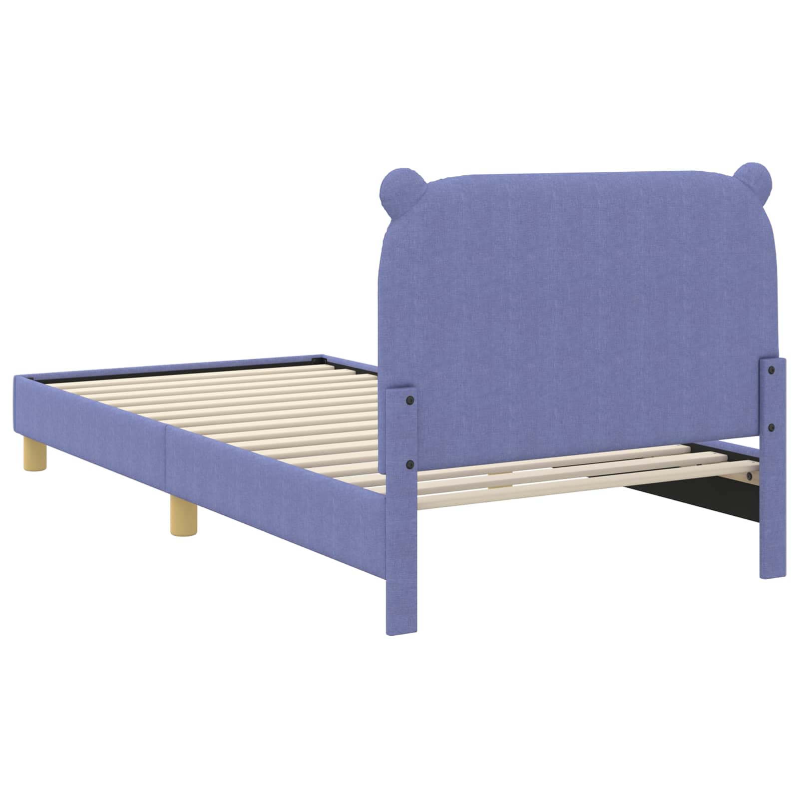 Krevet za djecu s uzglavljem Traper plava 80 x 200 cm Tkanina