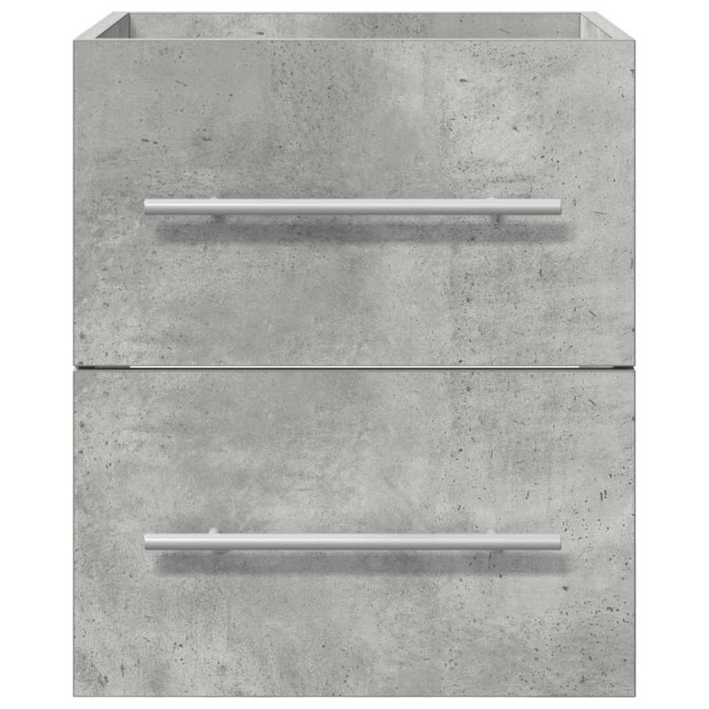 Ormarić za umivaonik s ladicama Betonski sivi 38,5 x 41 x 48 cm