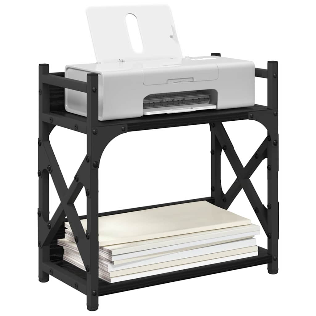 Držač za printer Crni hrast 40 x 20 x 40 cm Konstruirano drvo
