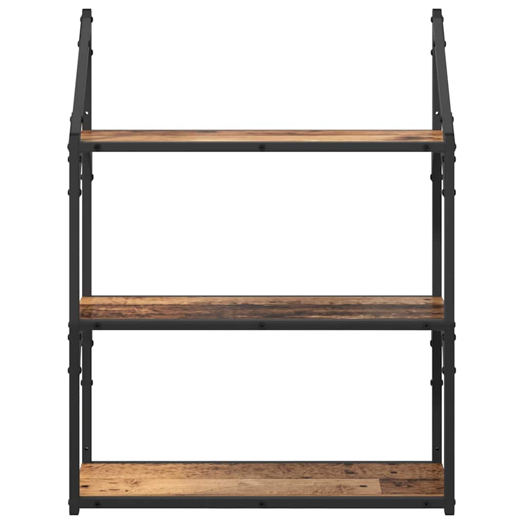 Polica na zidu Staro drvo 60 x 21 x 78,5 cm Konstruirano drvo
