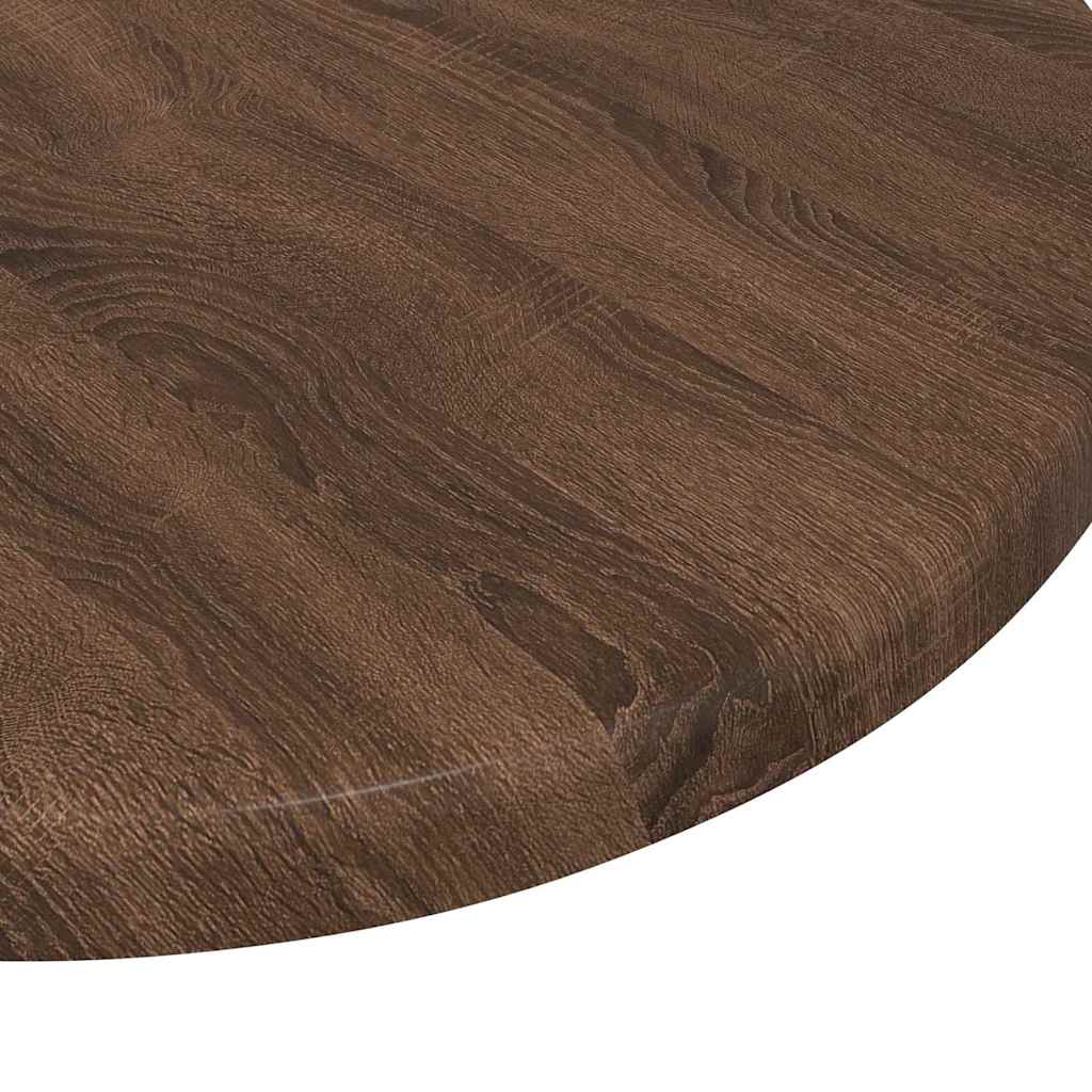 Gornji dio stola Smeđi hrast Ø 30 x 1,5 cm Konstruirano drvo